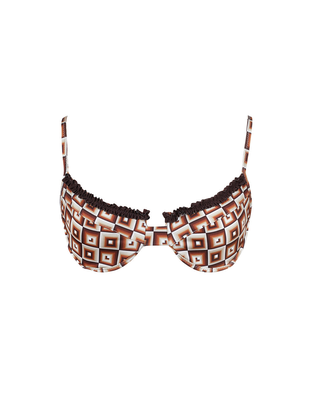Hotel Chelsea Ruffled Up Underwire Top