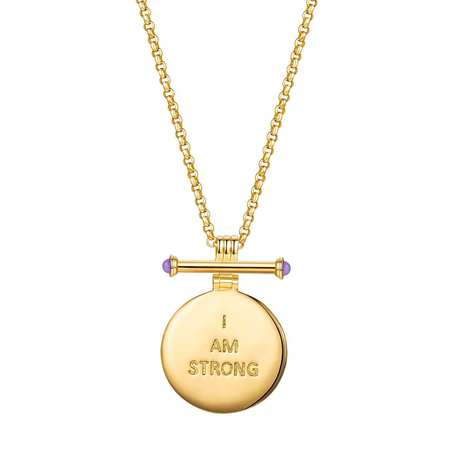 I Am Strong Athena Necklace