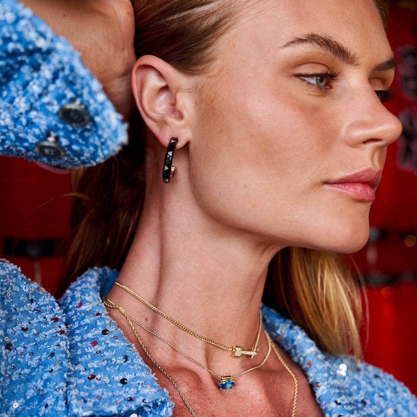 Cosmic Diamond Dust Earrings