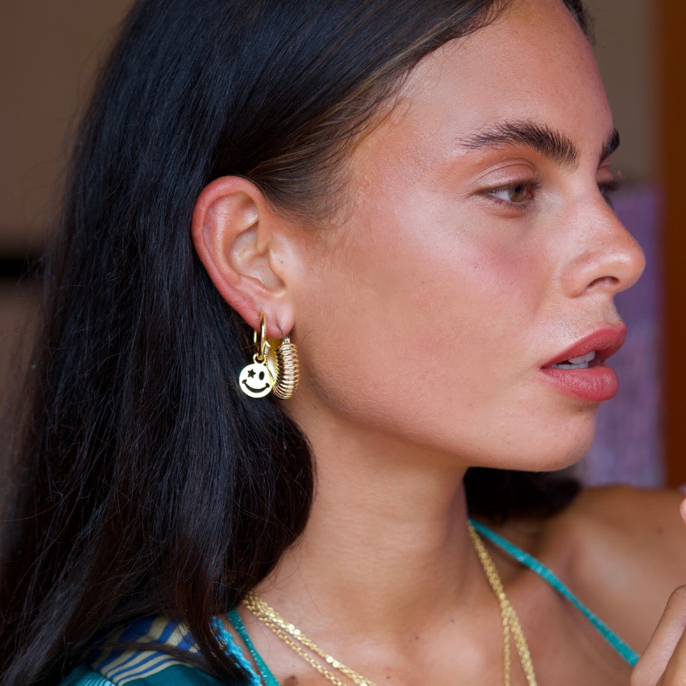 Wink If You Are Happy Earrings