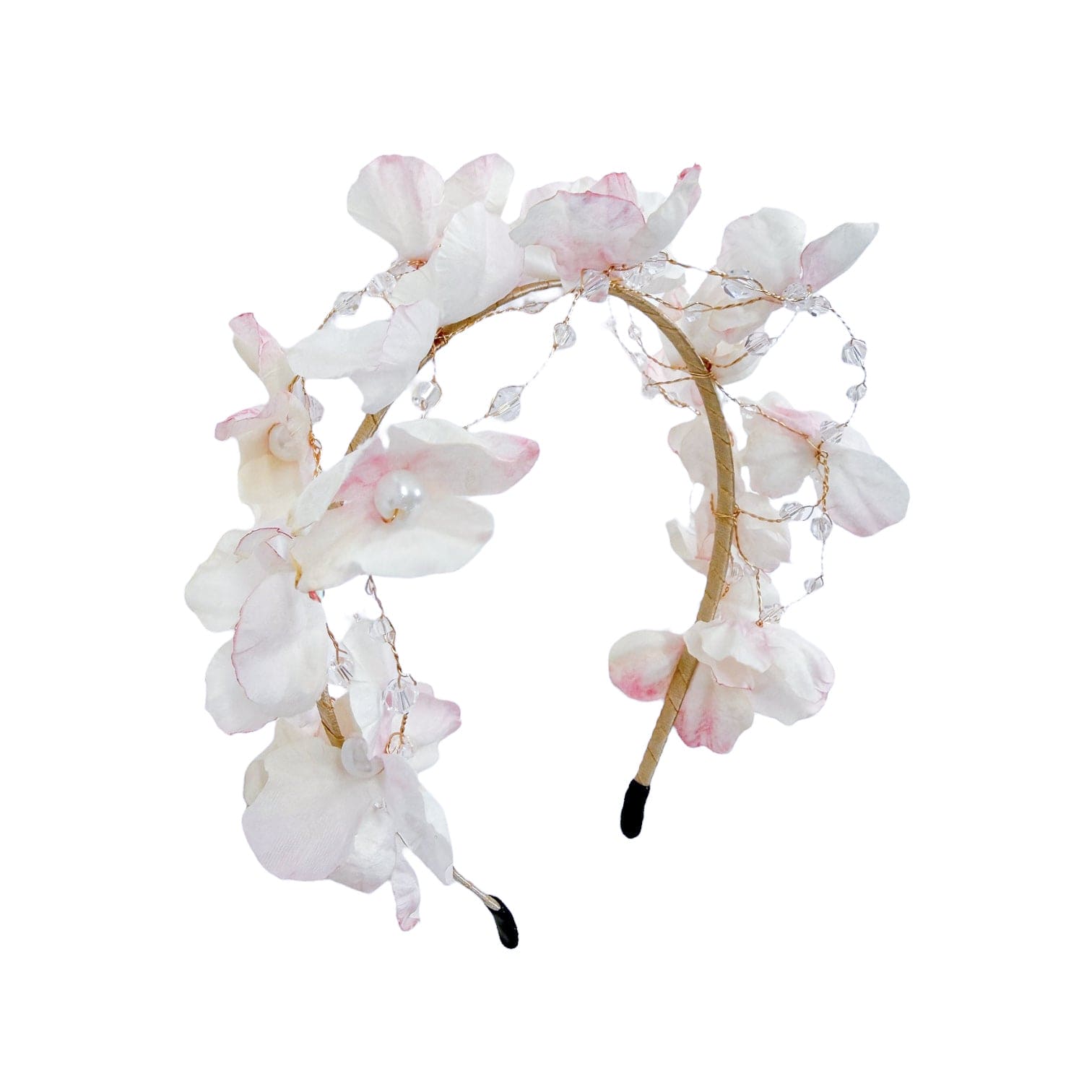 Cherry Blossom Flower Pearl Headband - Petite Maison Kids
