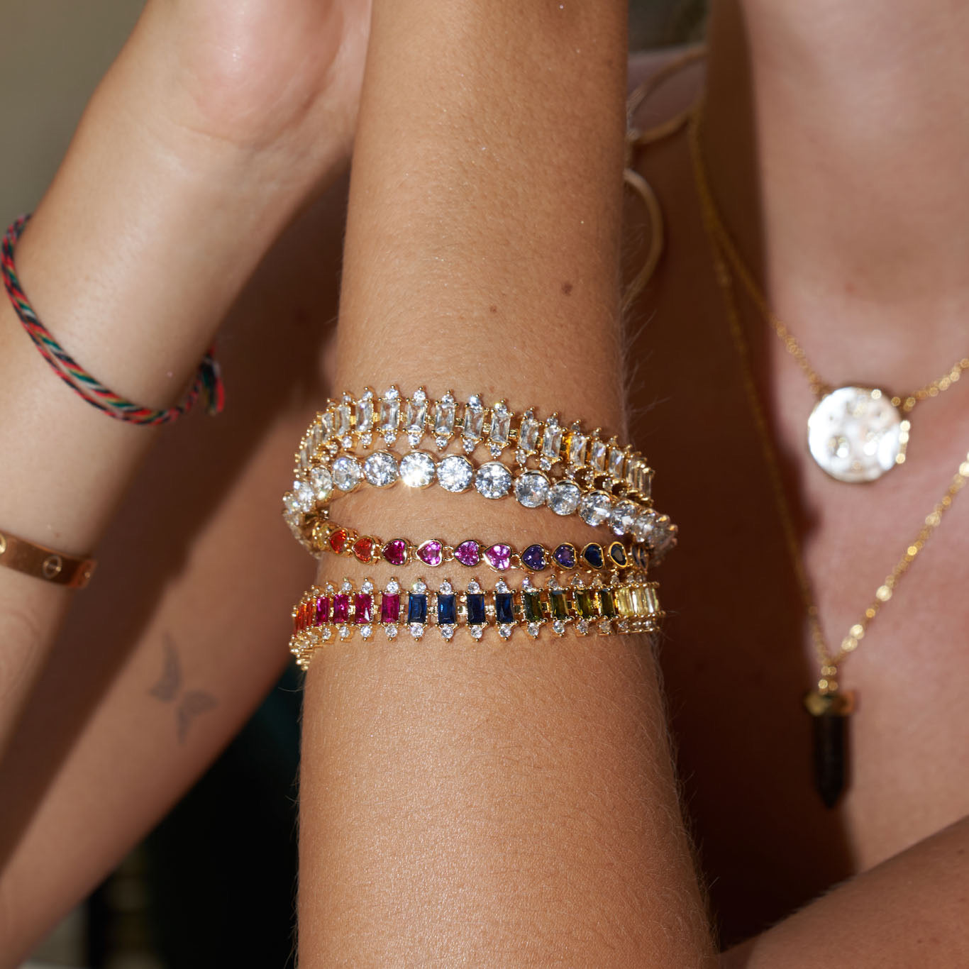 Sparkle Over The Rainbow Bracelet