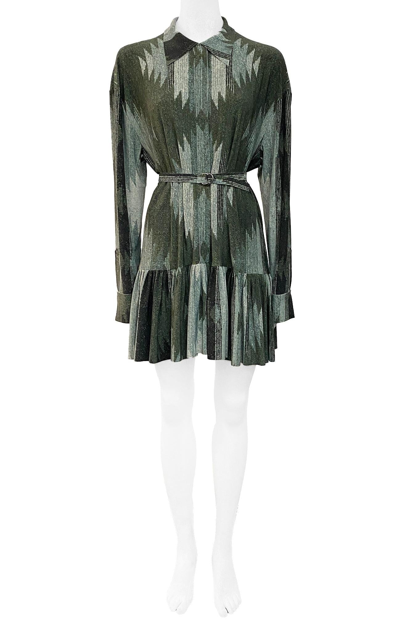 OVERSIZE BF RUFFLE NK SHIRT