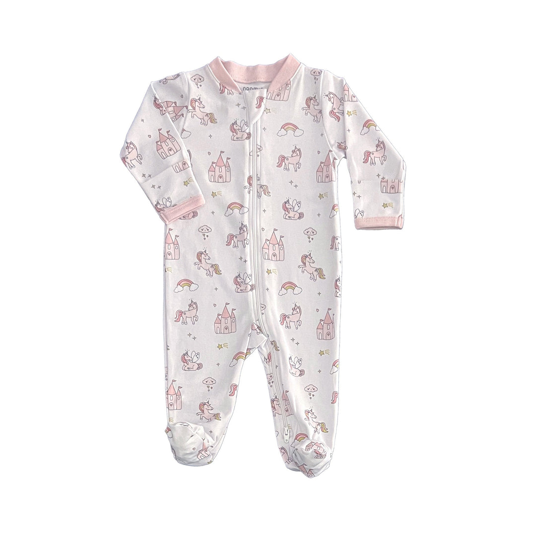 Zipper Footie Unicorn World