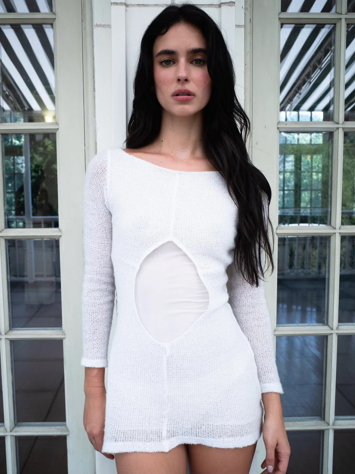 DIAMOND DRESS IN IVORY