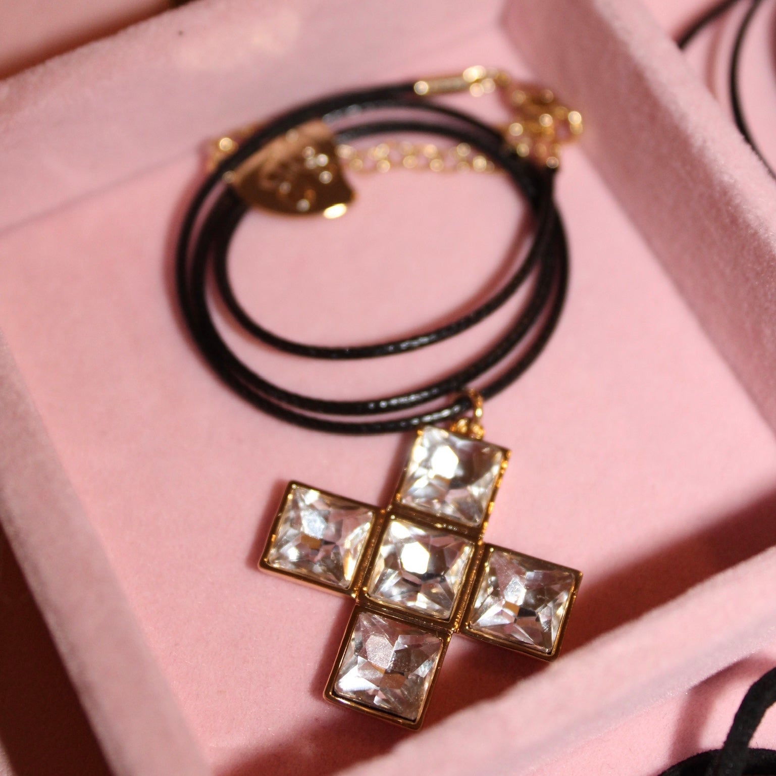 Venezia Crystal Cord Choker