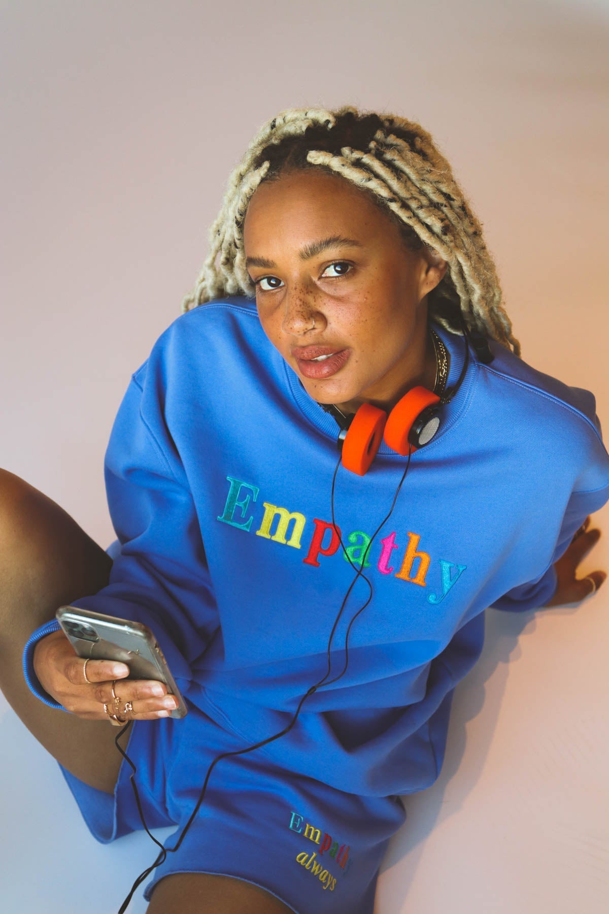 Empathy Always Royal Blue Crewneck