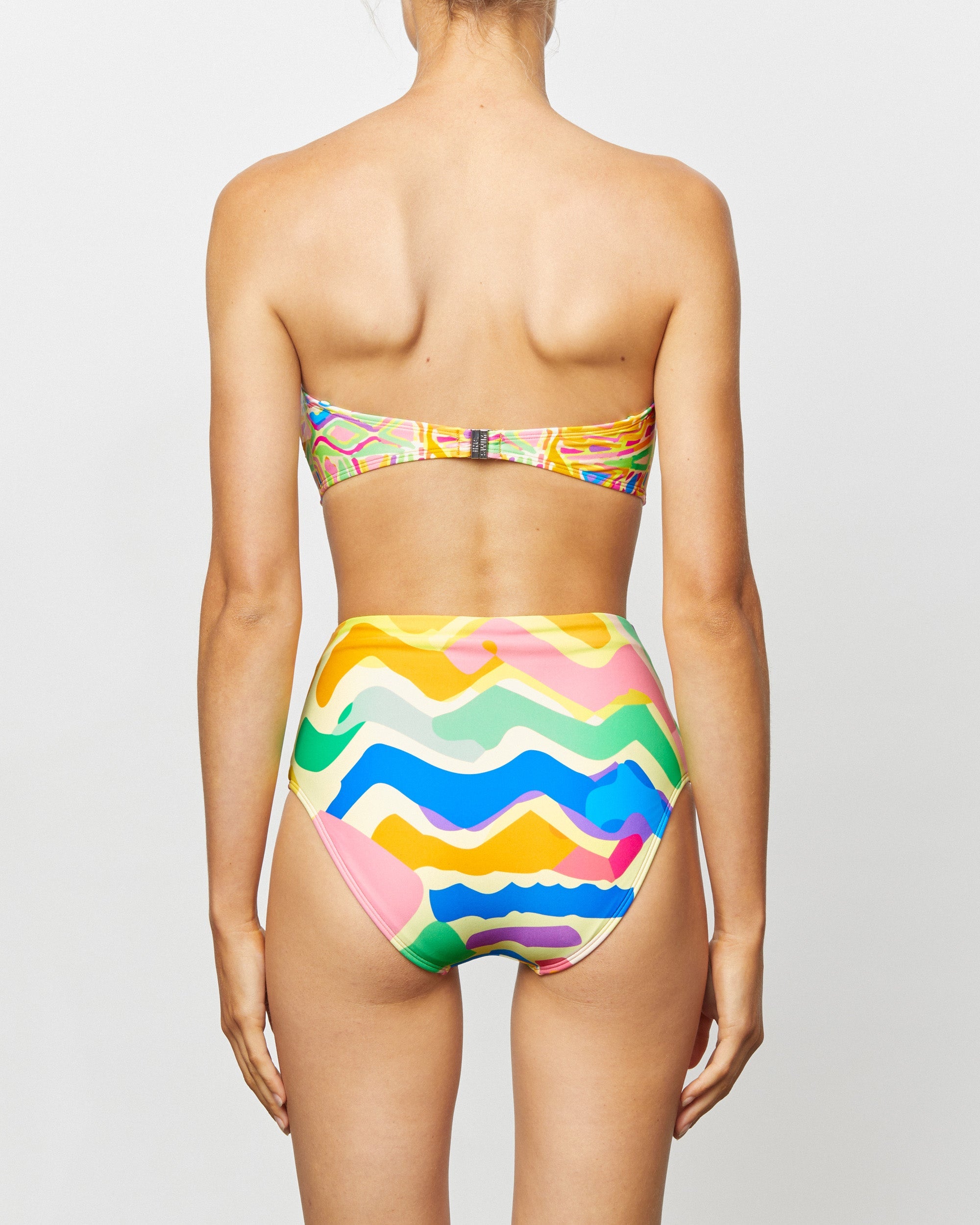 On body back of the High Waist Pant - Coogee.