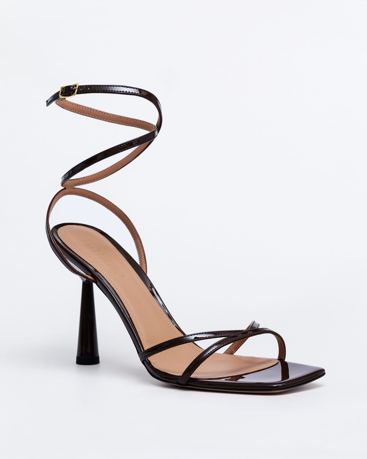 Kim Sandal 90 Leather | Chocolate Brown