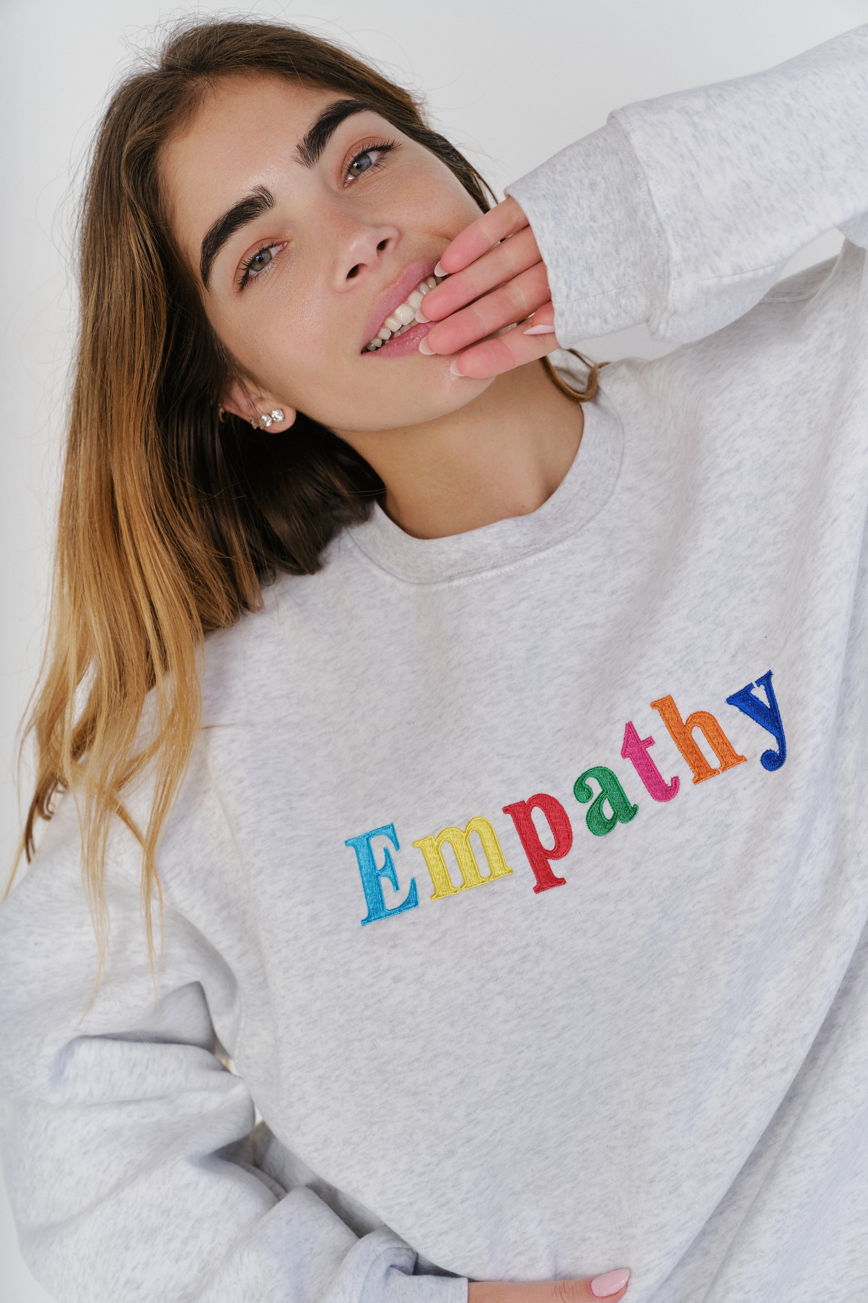 Empathy Always Grey Crewneck
