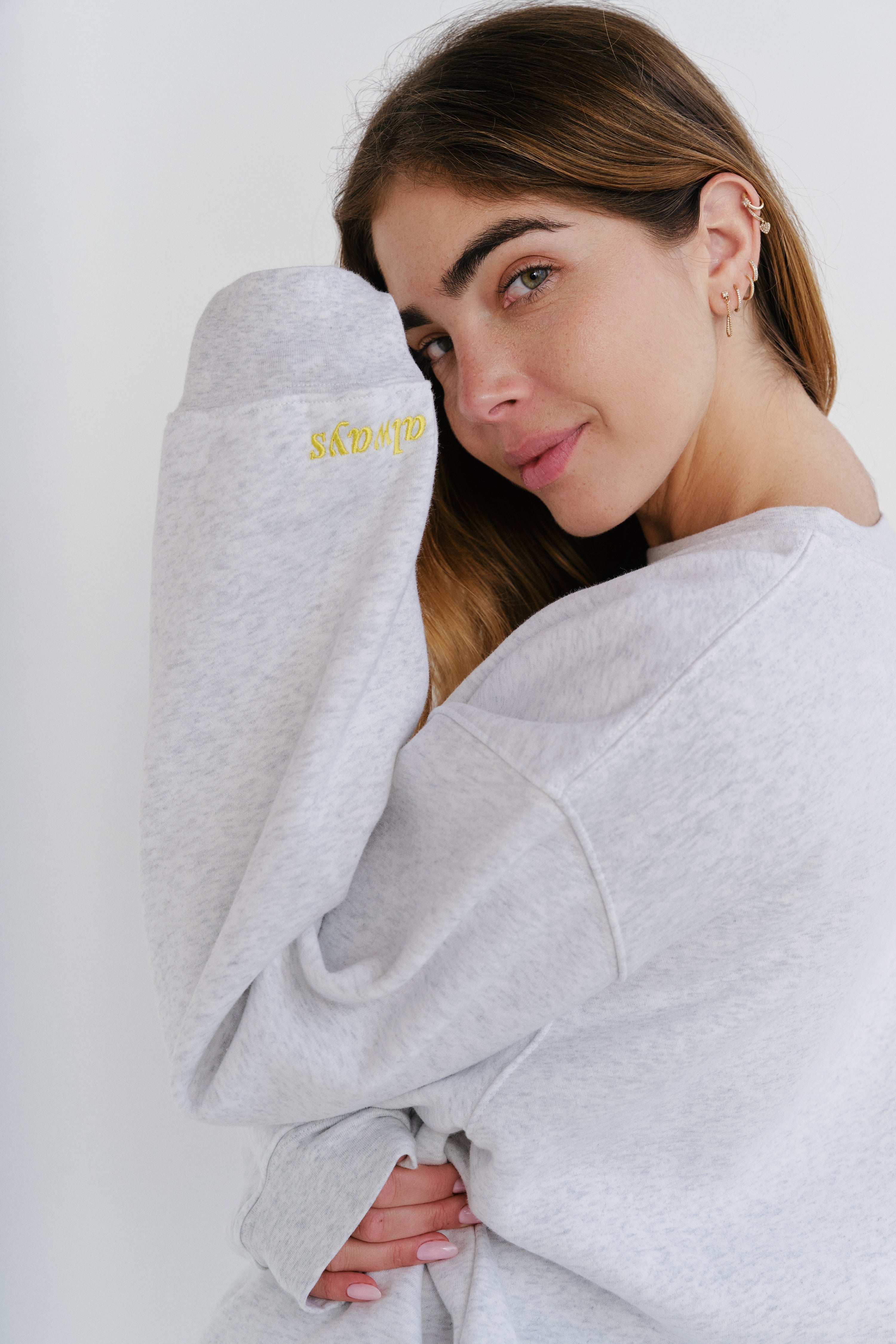 Empathy Always Grey Crewneck