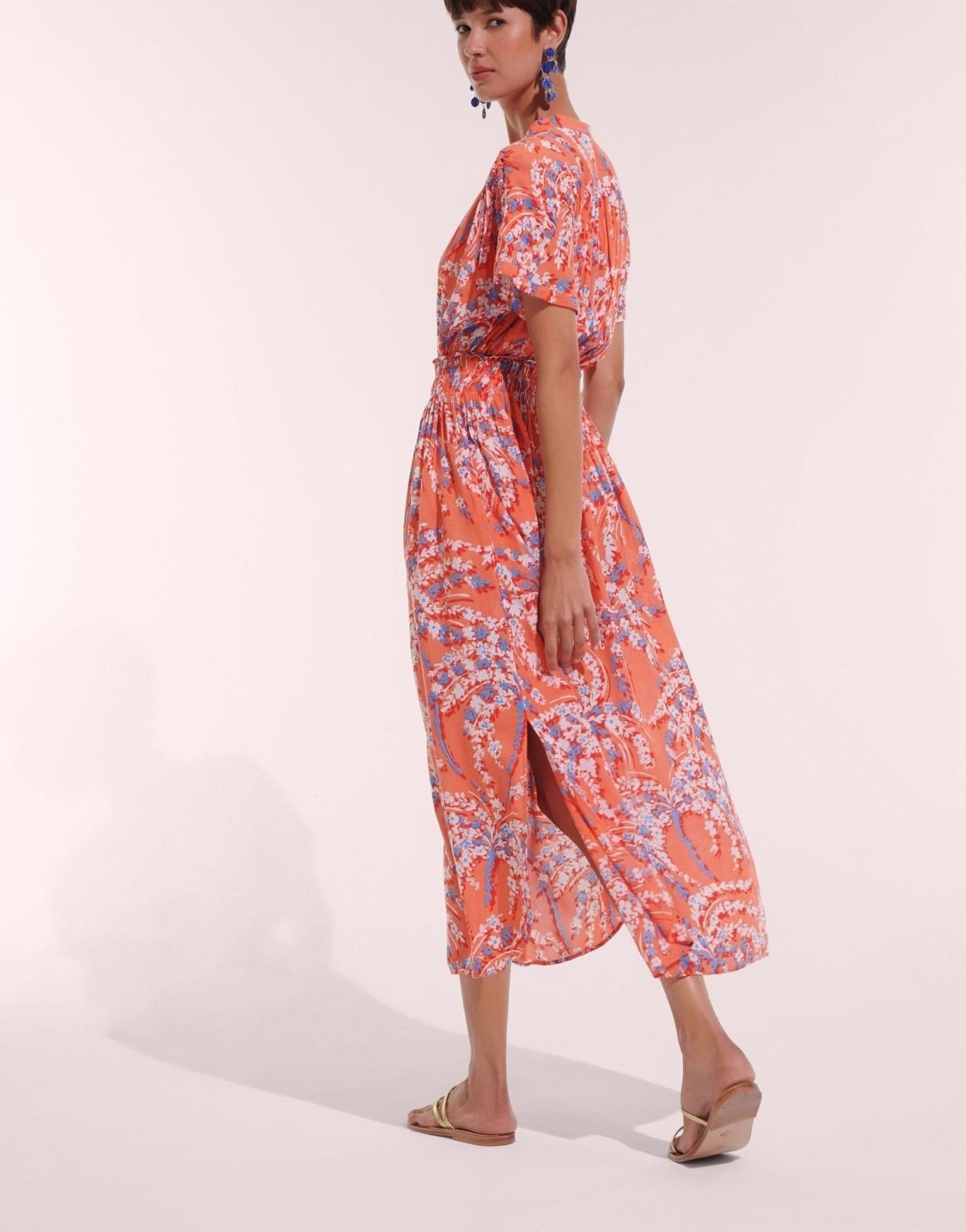 Long Dress Becky V - Poupette St Barths