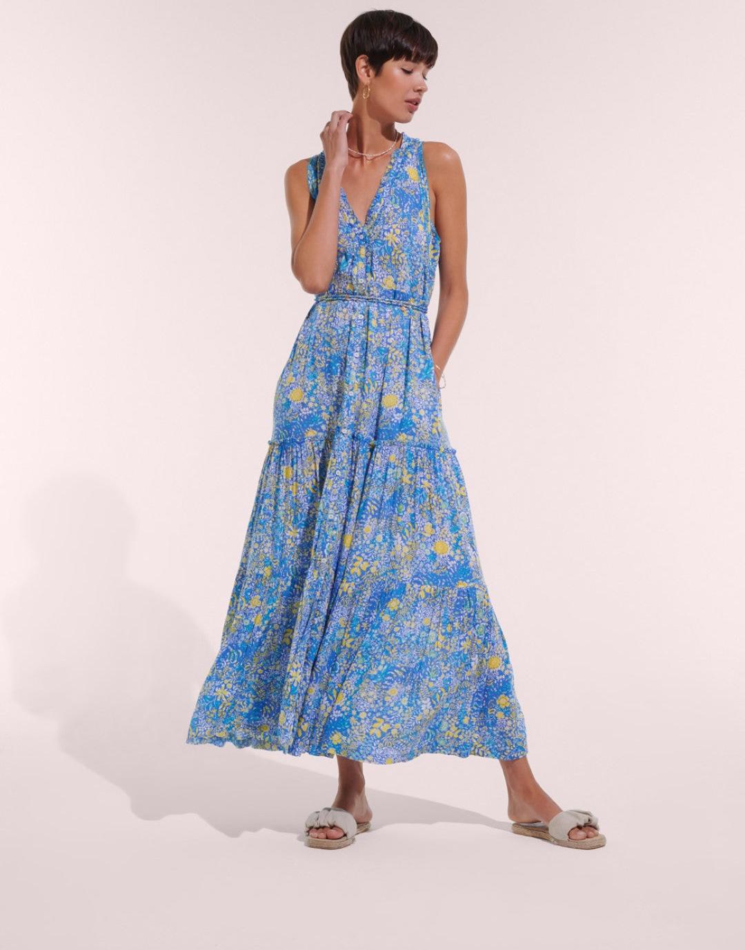 Long Dress Nana V - Poupette St Barths