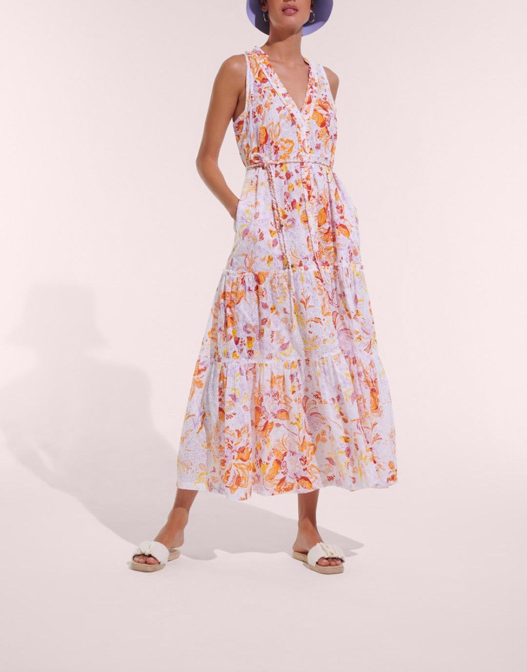 Long Dress Nana CT E - Poupette St Barths