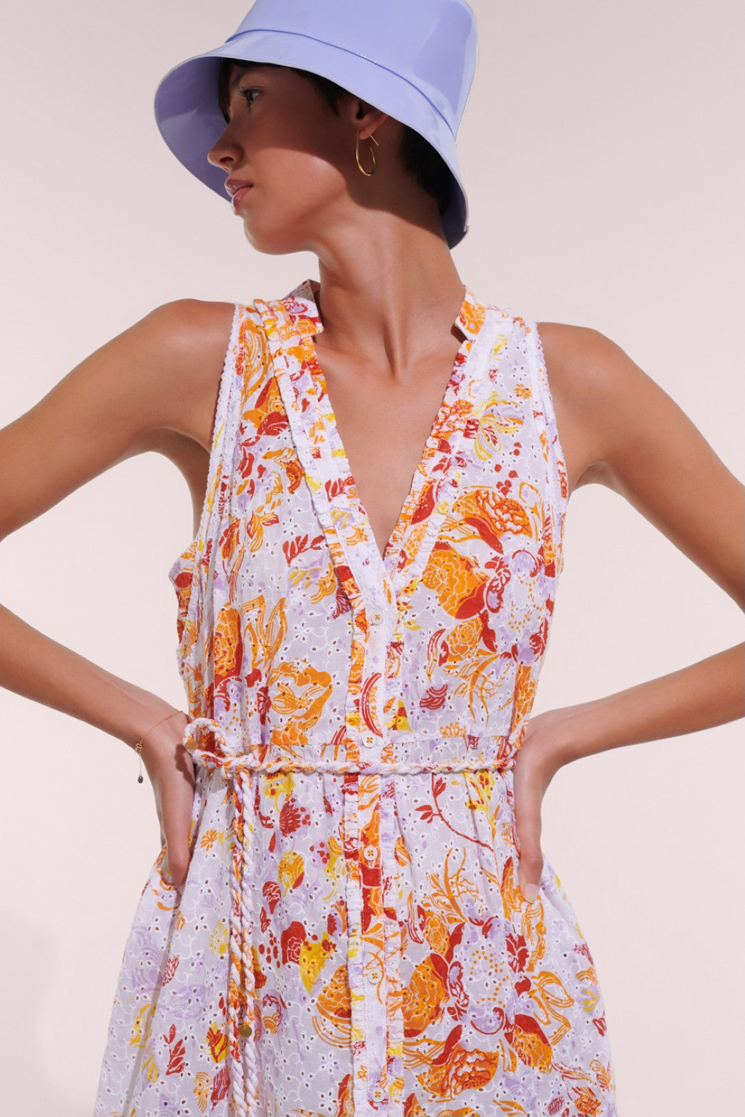 LONG DRESS NANA CT E - ORANGE NEMESIA
