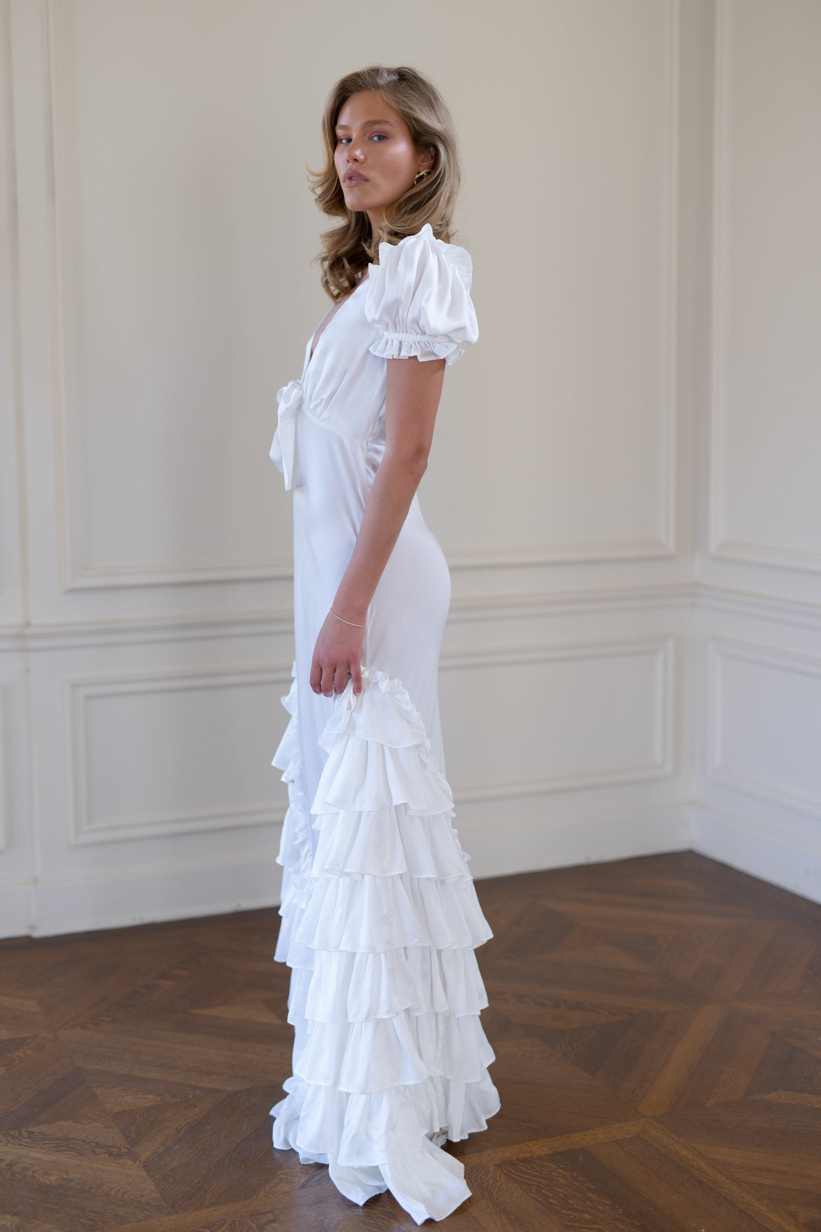 The Ivory Silk Gatsby Slip