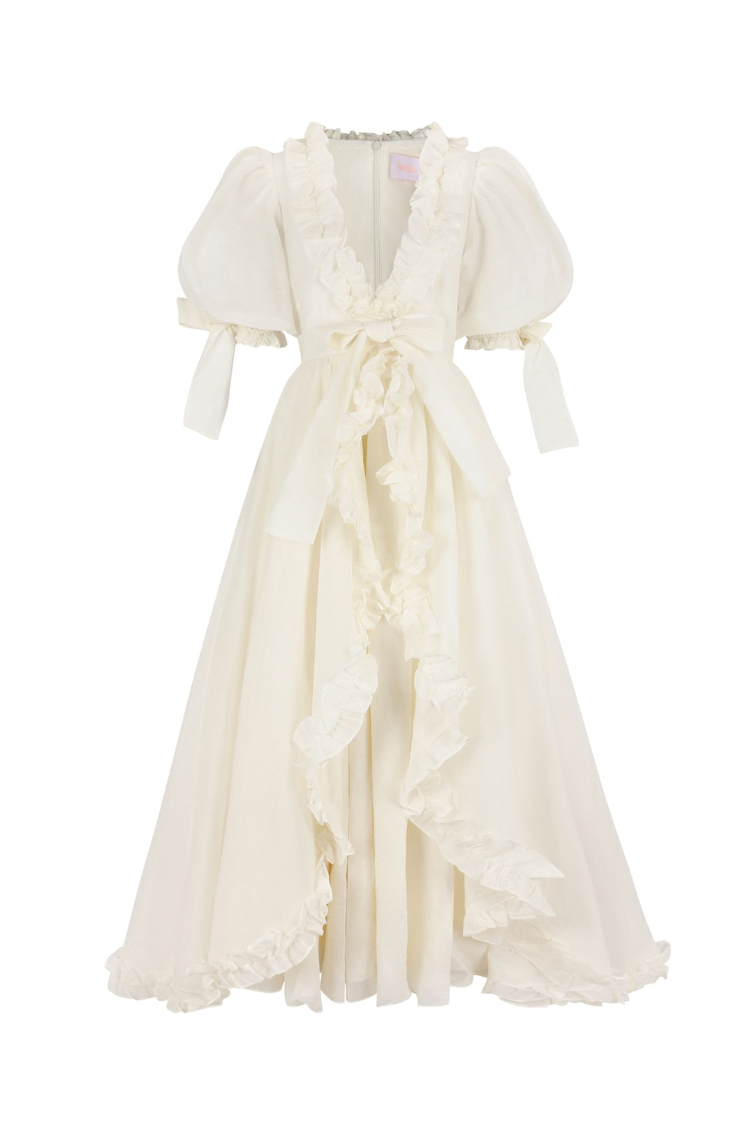 The Ivory Organdy Marie Gown