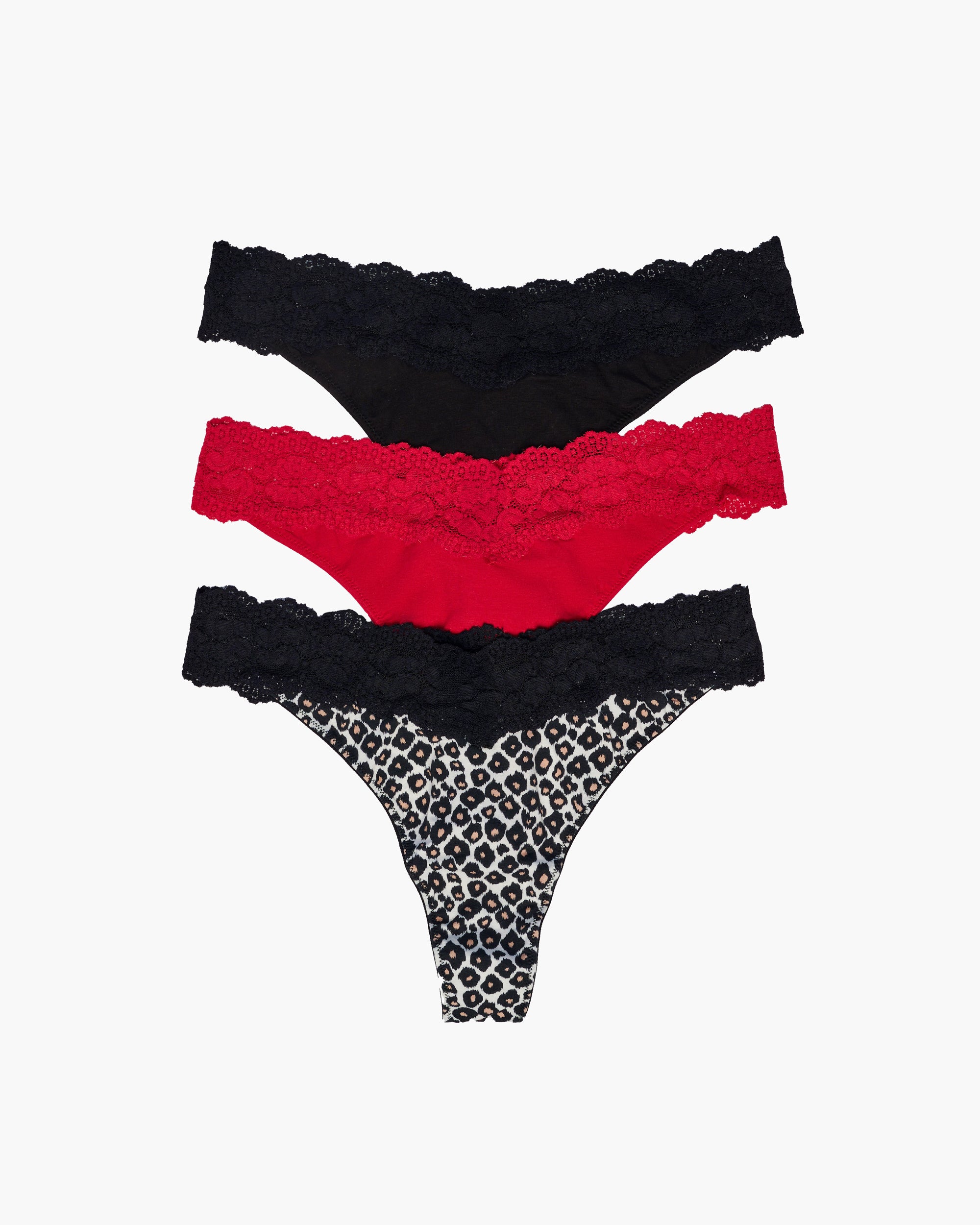 Plus Size Thong 3 Pack