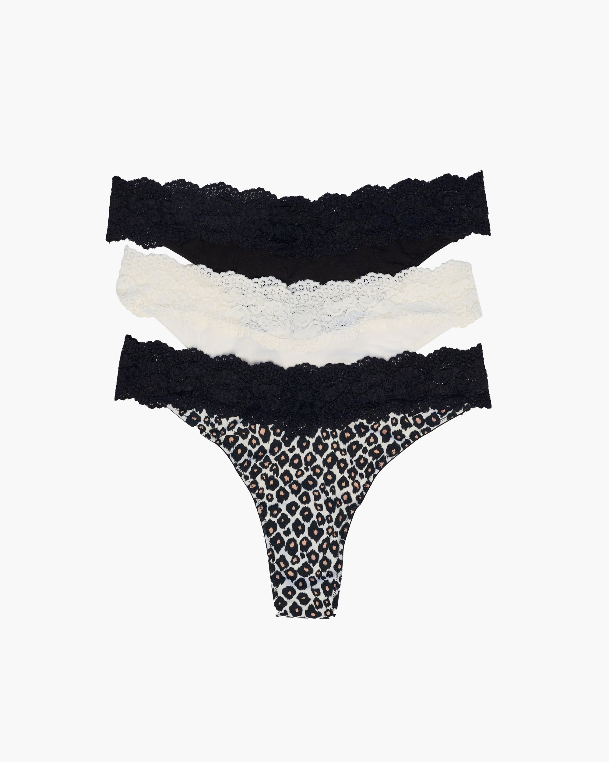 Plus Size Thong 3 Pack