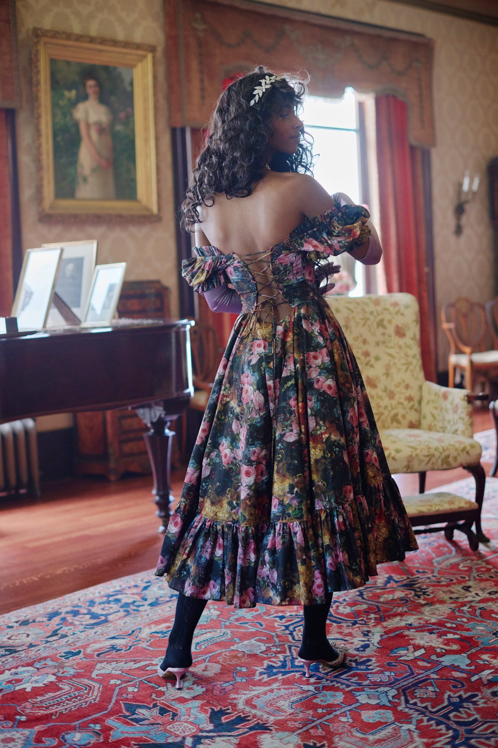 Genevieve Foxglove Dress