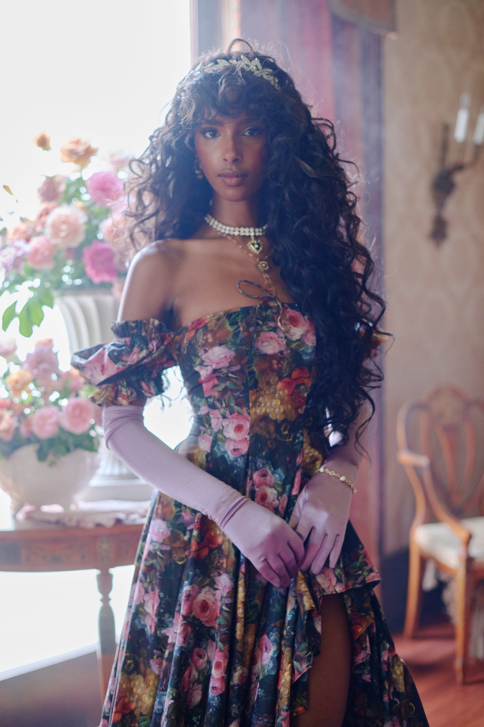 Genevieve Foxglove Dress