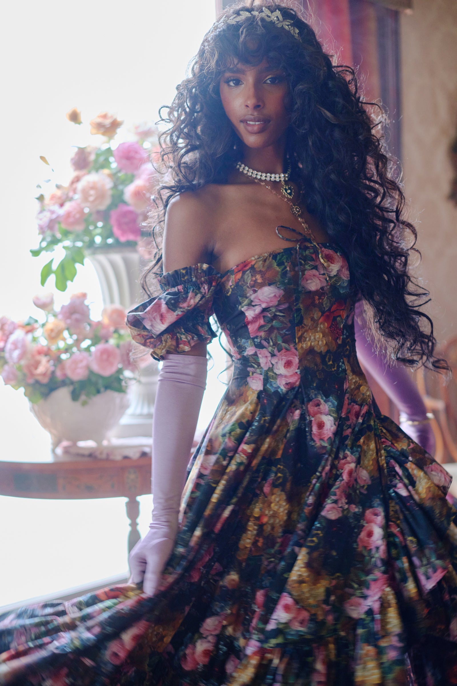 Genevieve Foxglove Dress