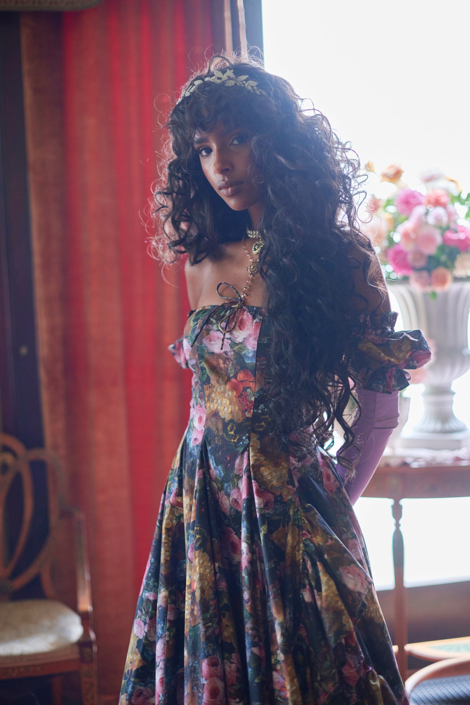 Genevieve Foxglove Dress