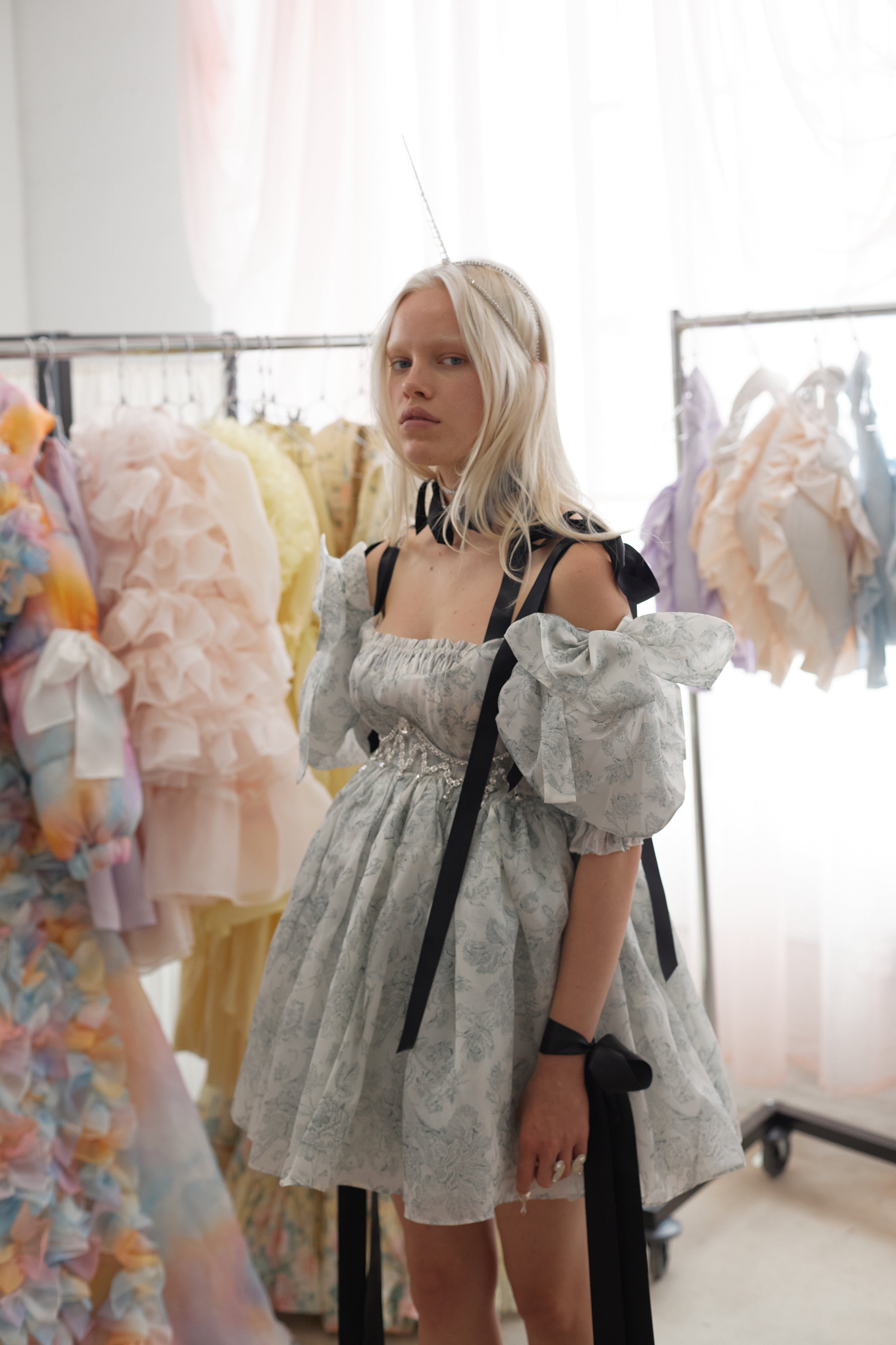 The Austen Da Vinci Puff Dress