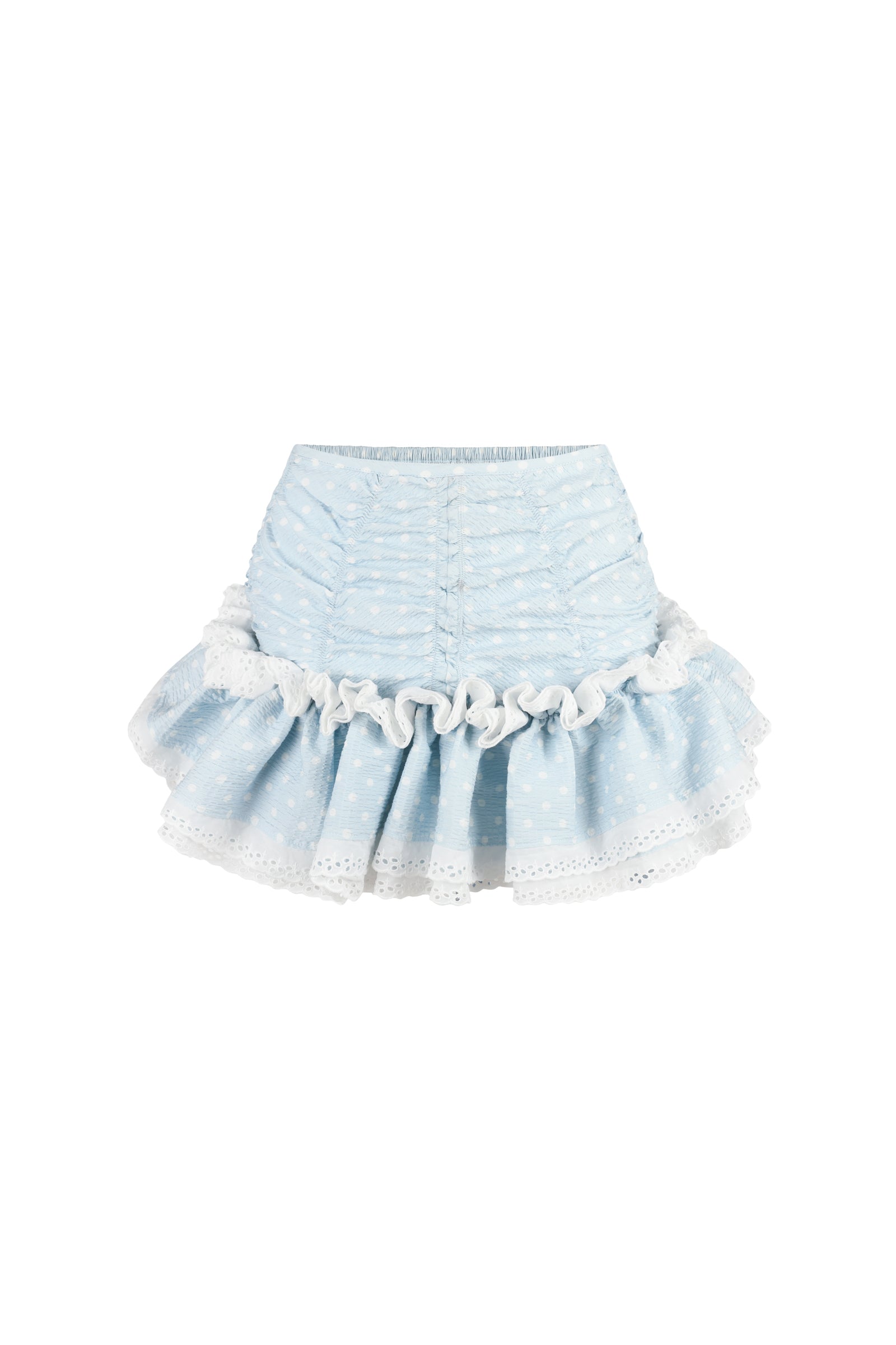 The Baby Blue Polka Dot Cherry On Top Bikini Bottoms