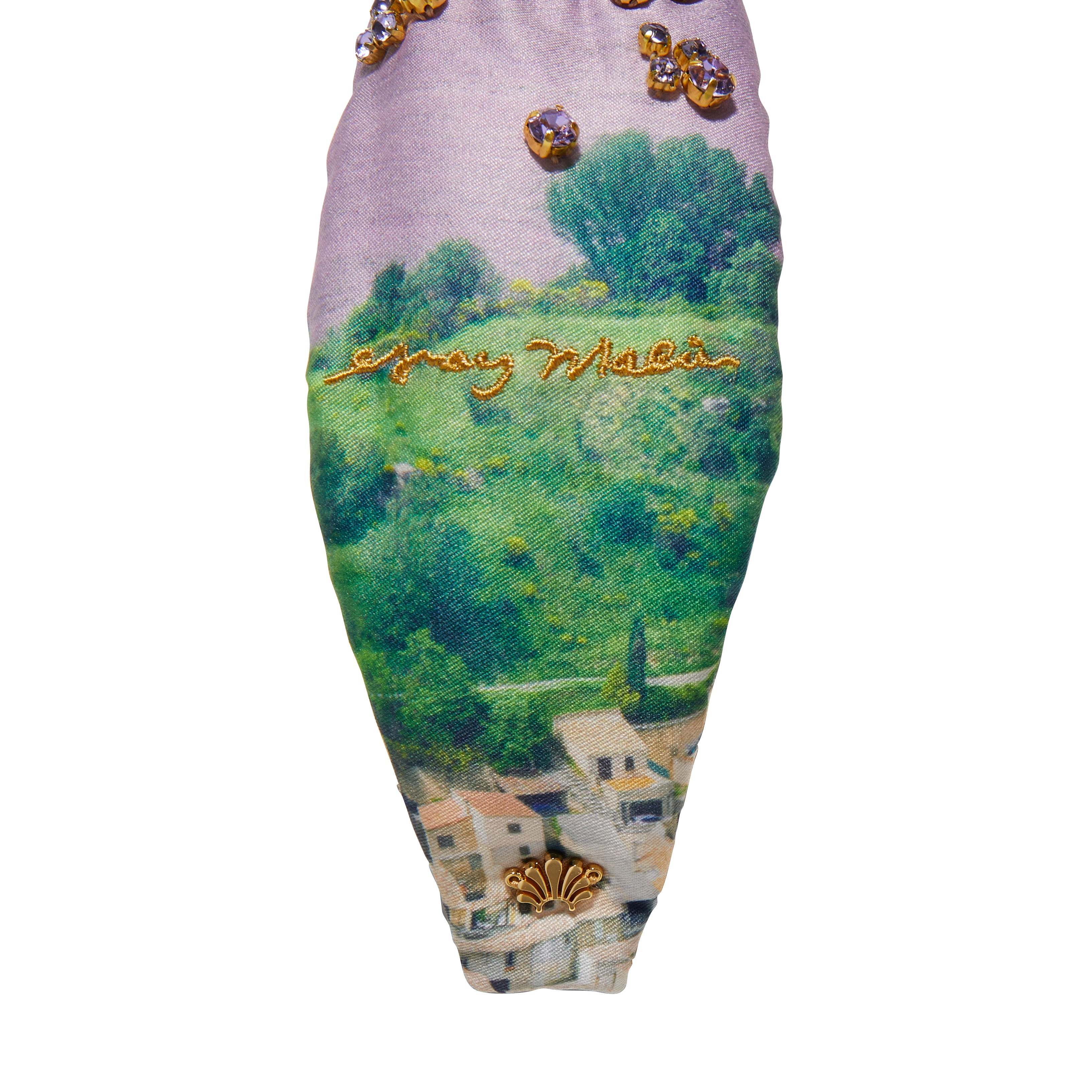 Lele X Gray Malin Knotted Provence Headband