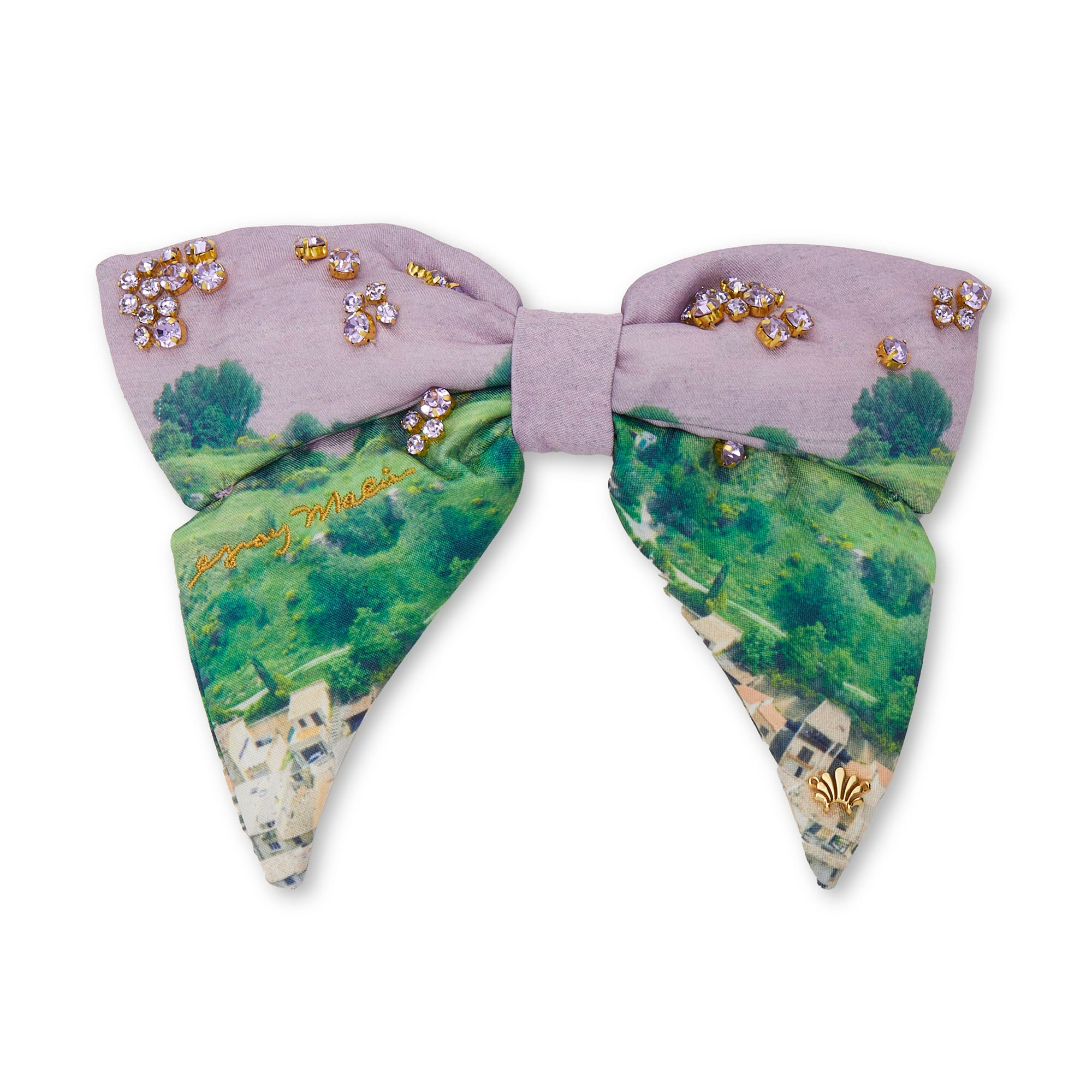 Lele X Gray Malin Libby Provence Bow Barrette