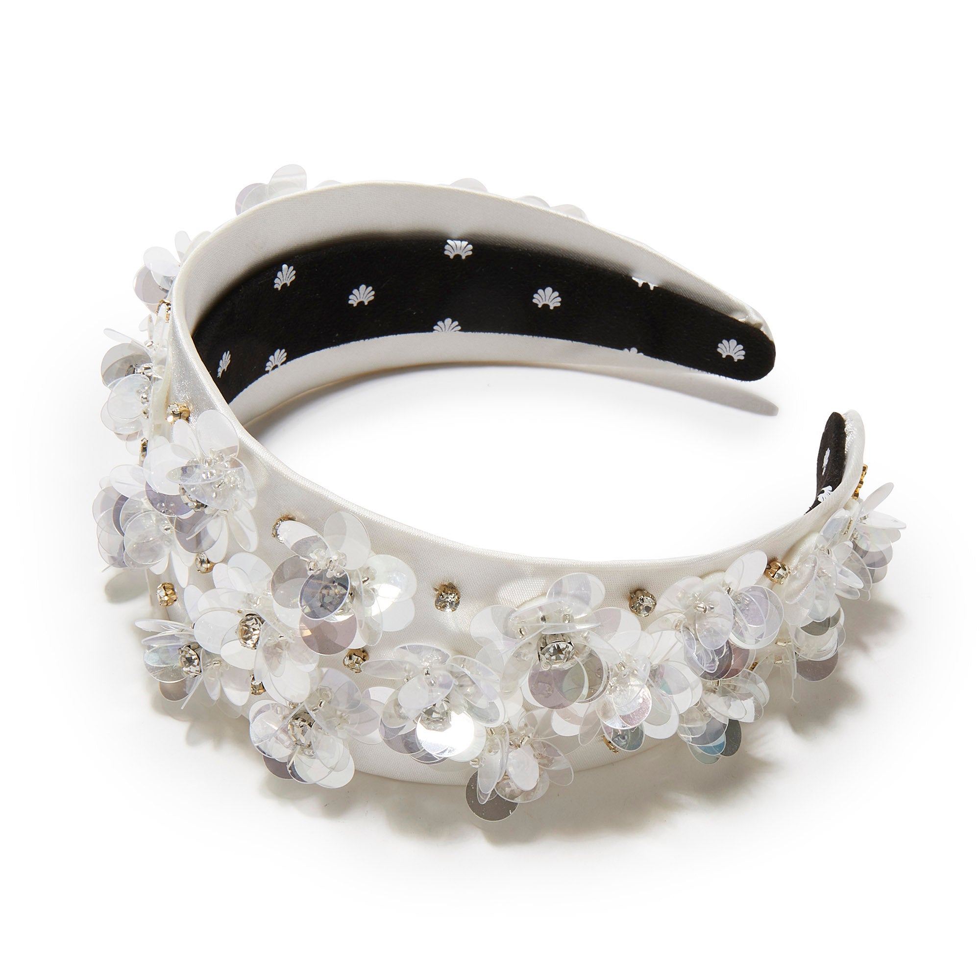 Brigitte Paillette Floral Headband