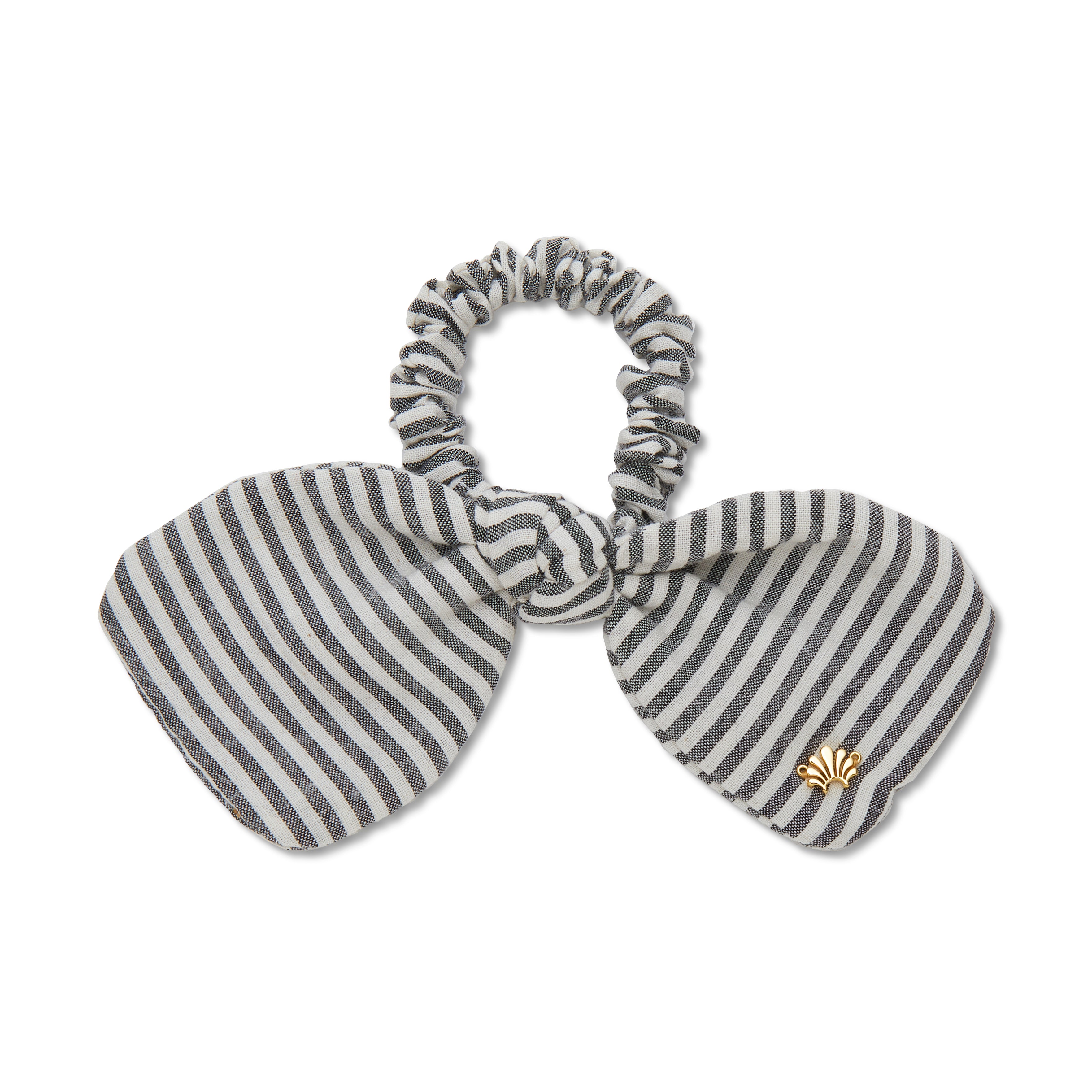Penny Seersucker Bow Scrunchie