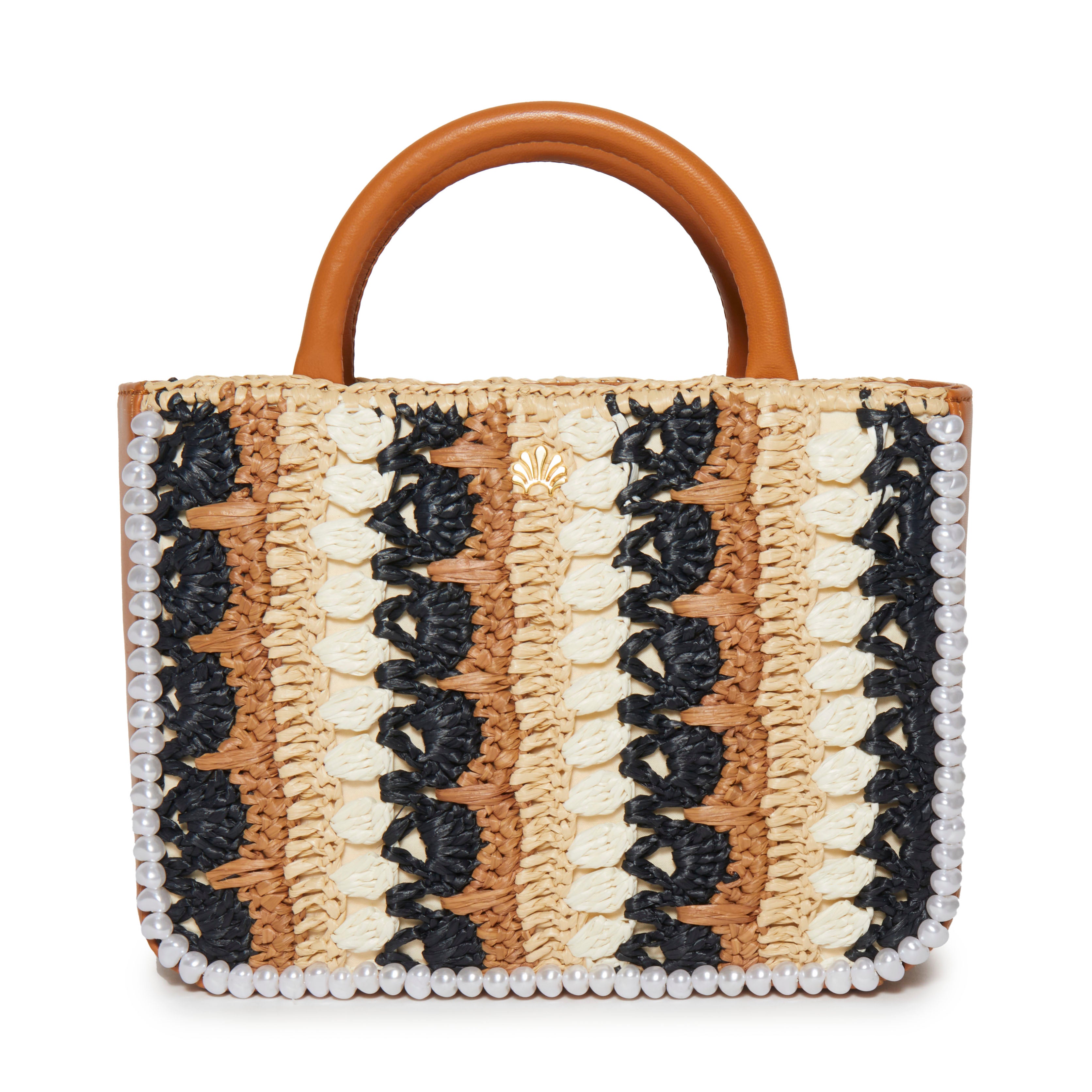 Maya Raffia Mini Tote