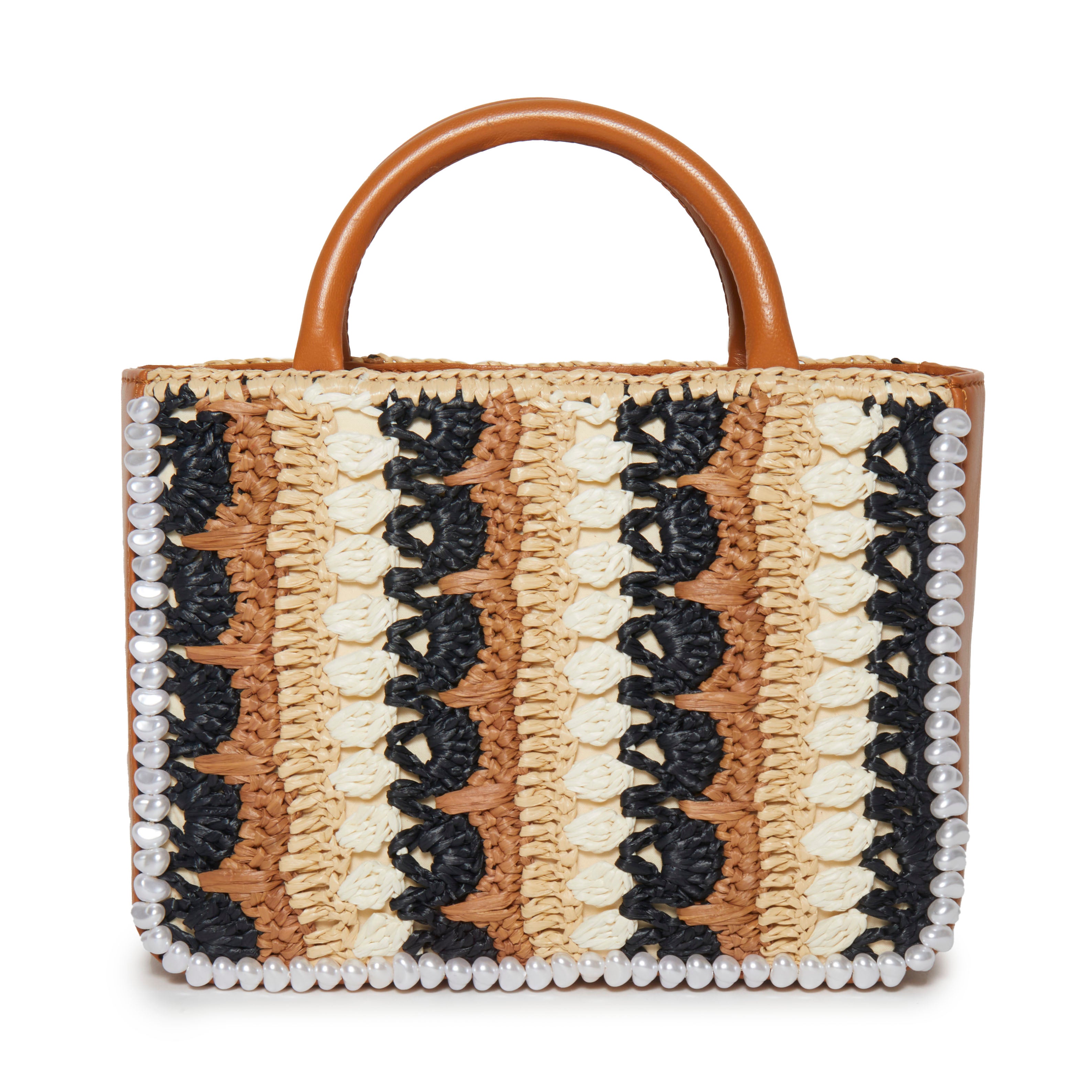 Maya Raffia Mini Tote