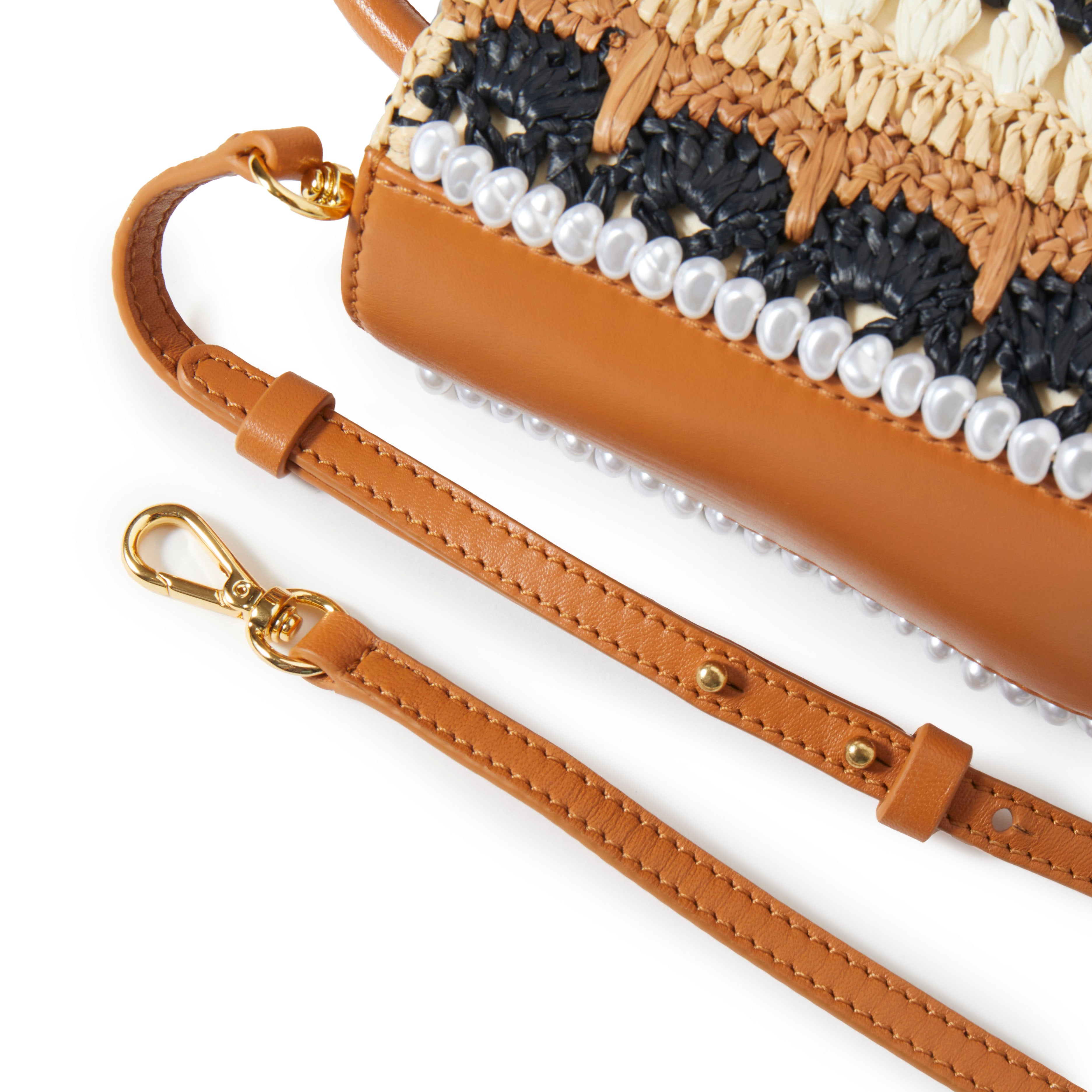 Maya Raffia Mini Tote