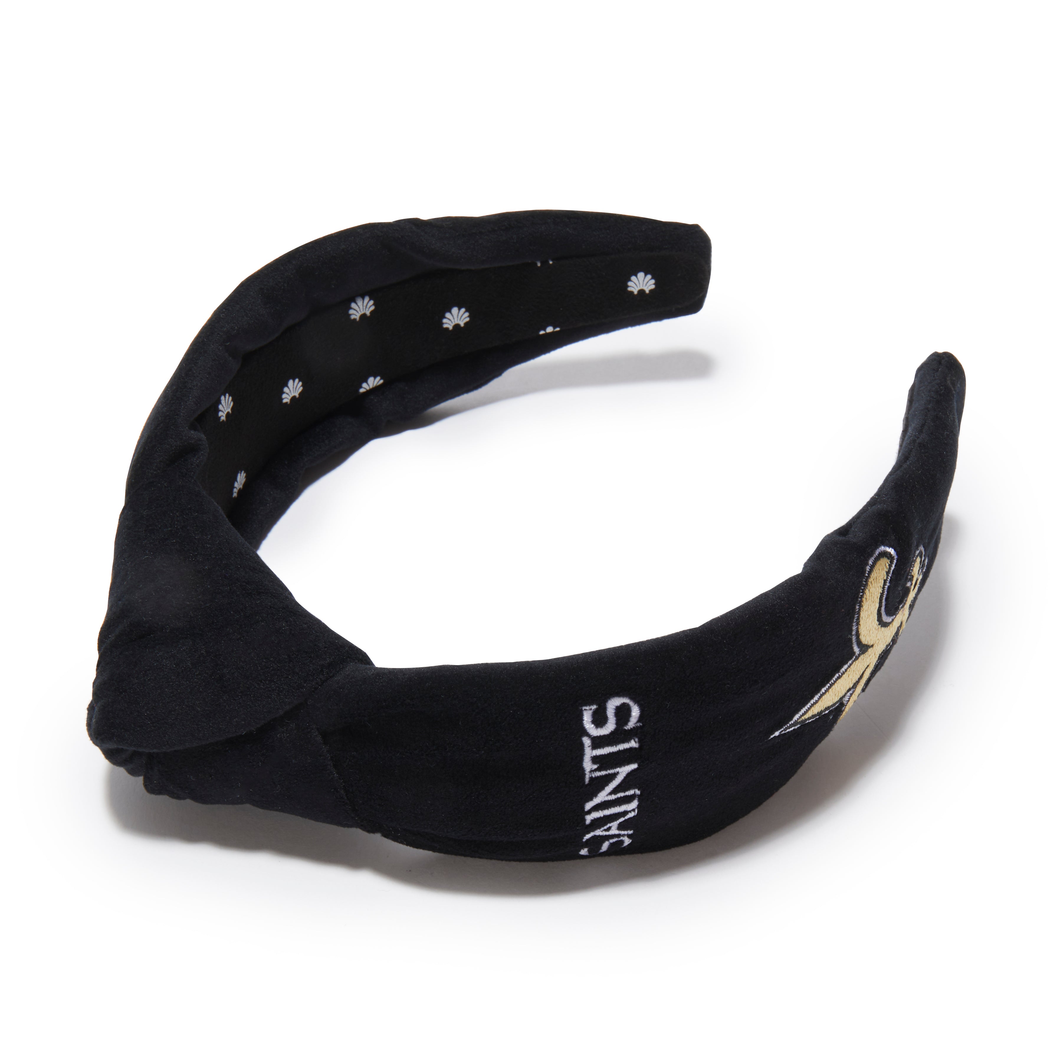New Orleans Saints Embroidered Knotted Headband