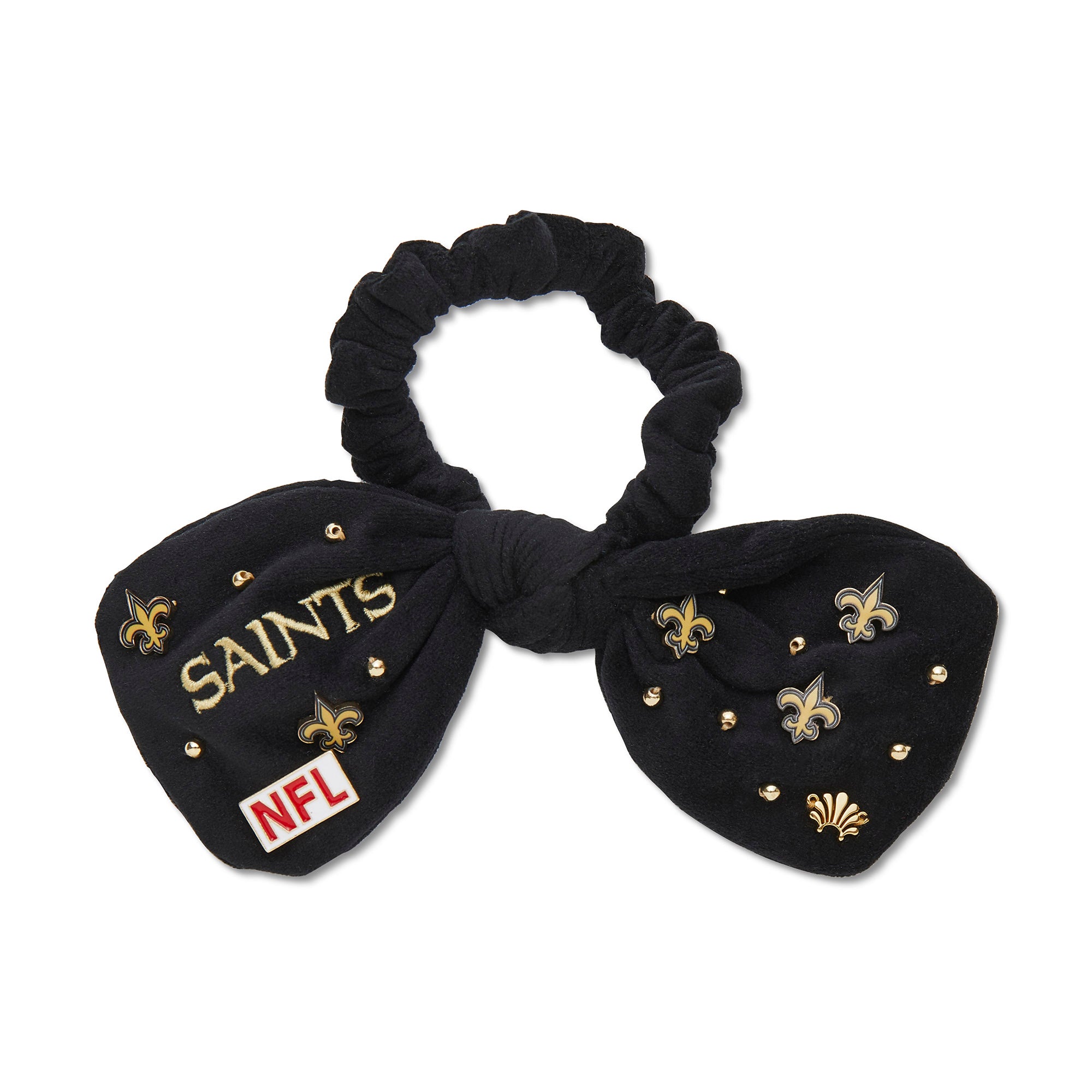 New Orleans Saints Bow Scrunchie