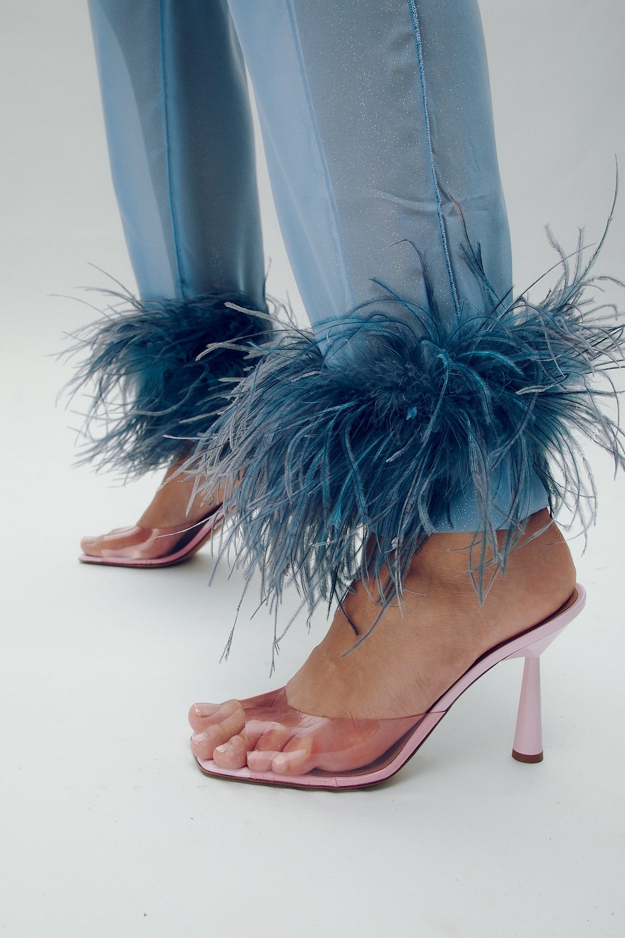 Margot Mule 90 PVC | Rose Pink