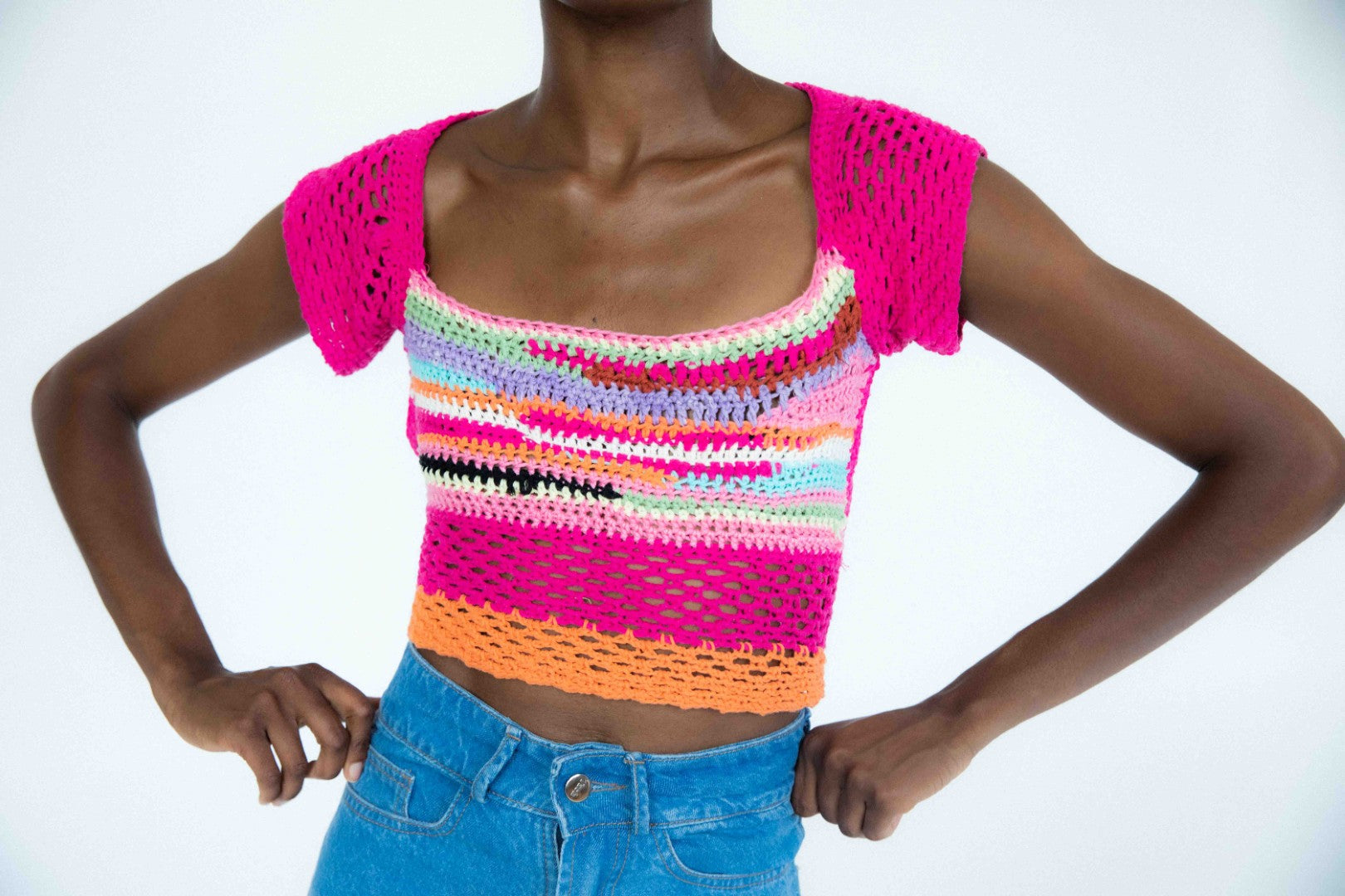 Donna Crochet Top