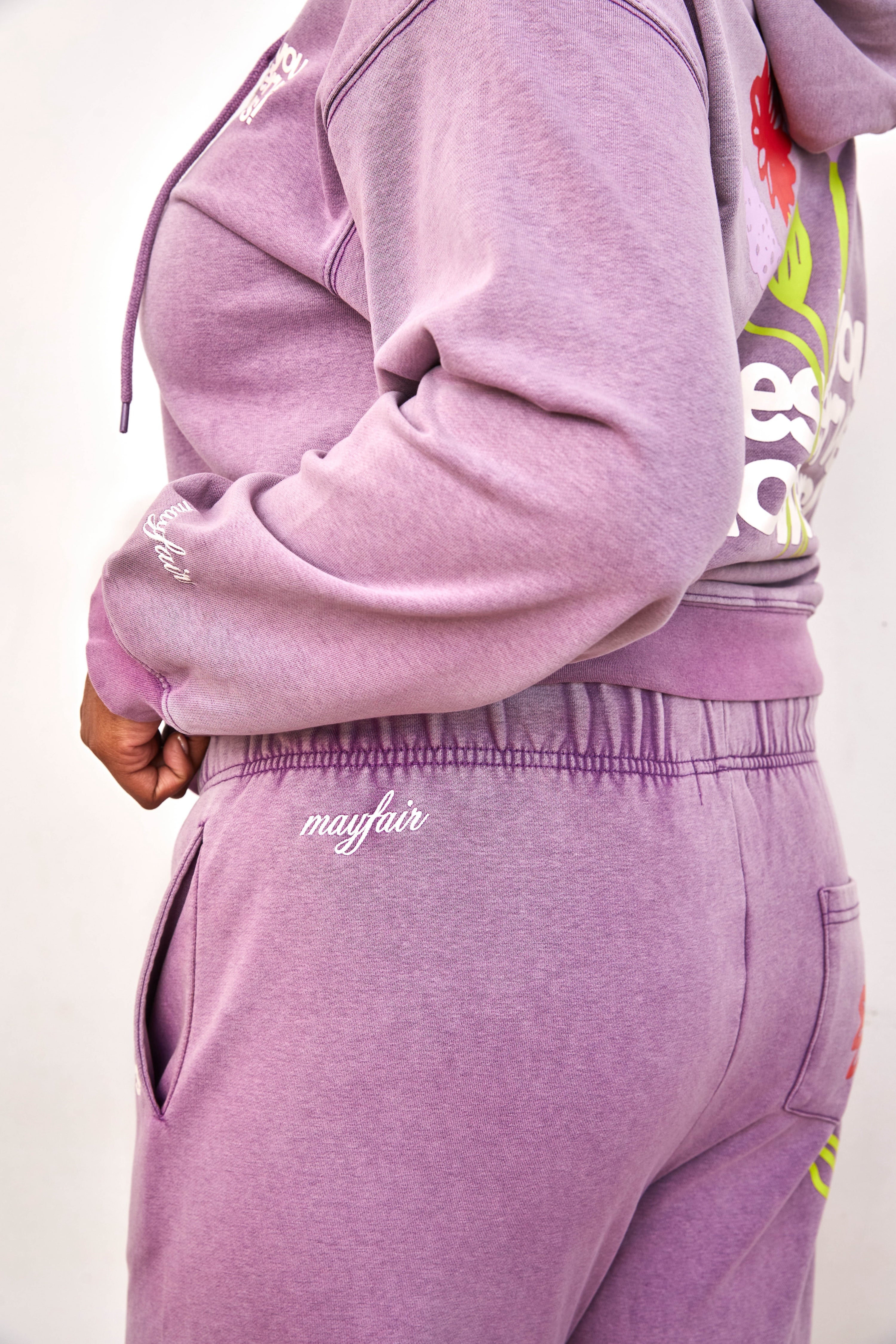 You Deserve Flowers Wide Leg Sweatpants