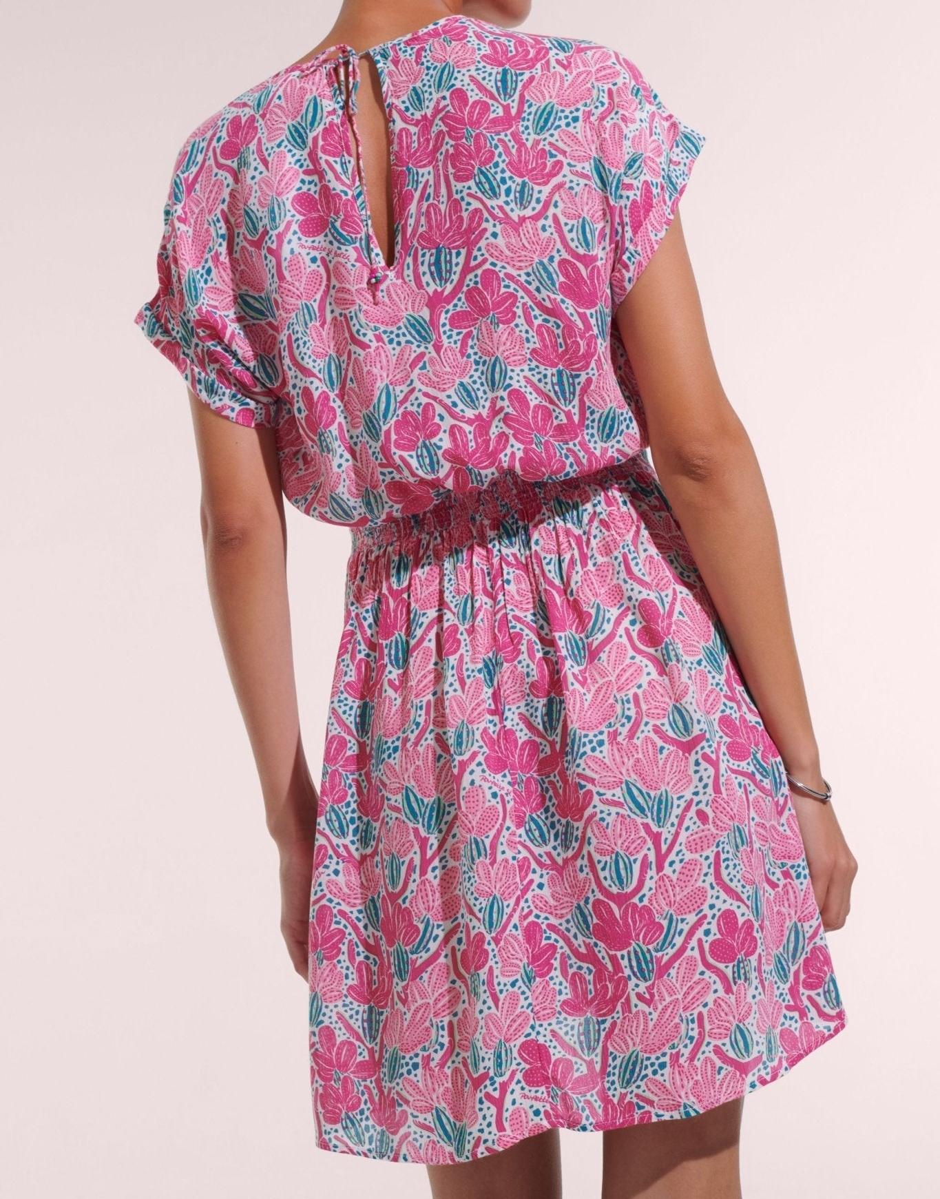 Poupette St Barth - Mini Dress Becky - Pink Kaktus