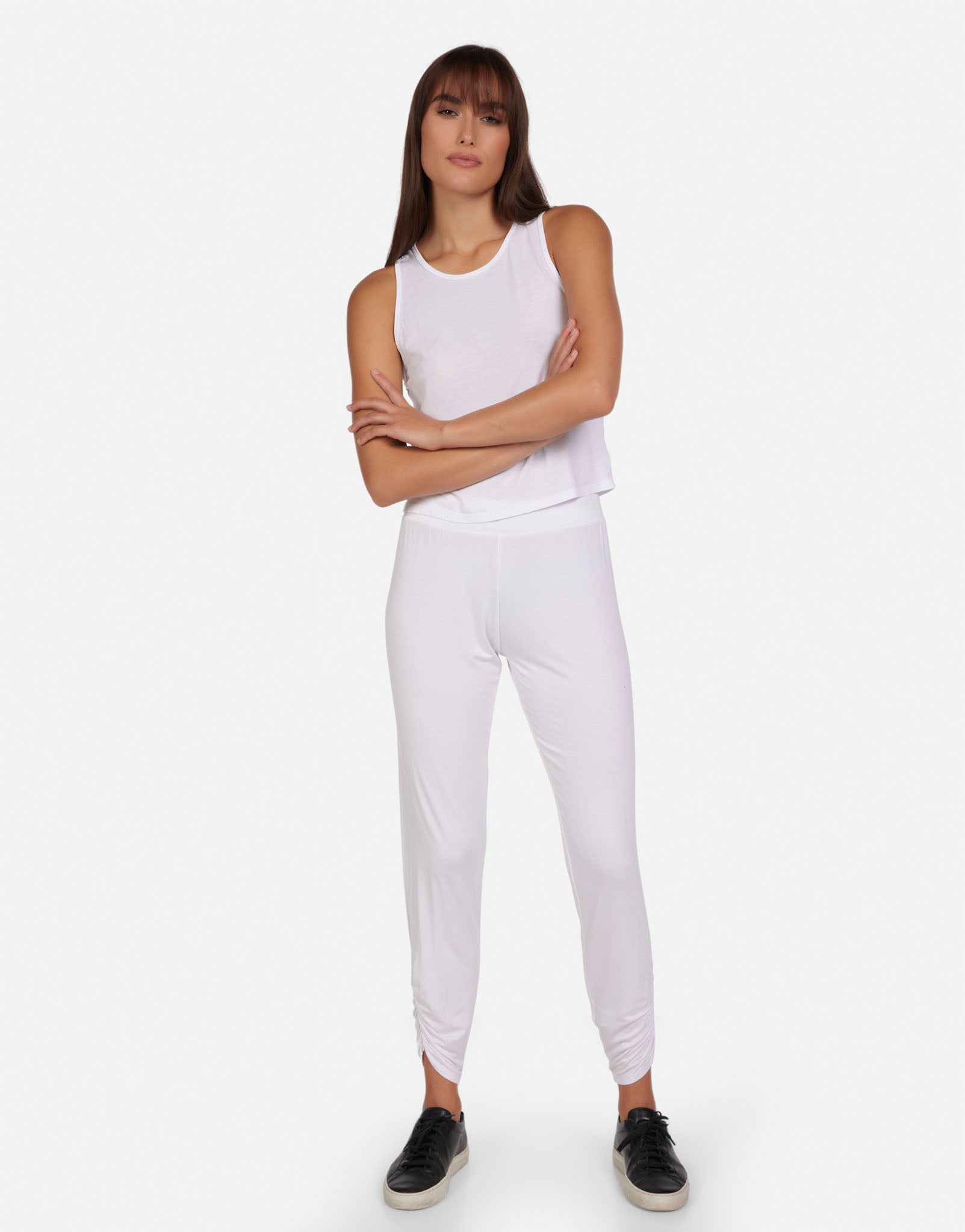 Michael Lauren - Wylder Fitted Tank - White