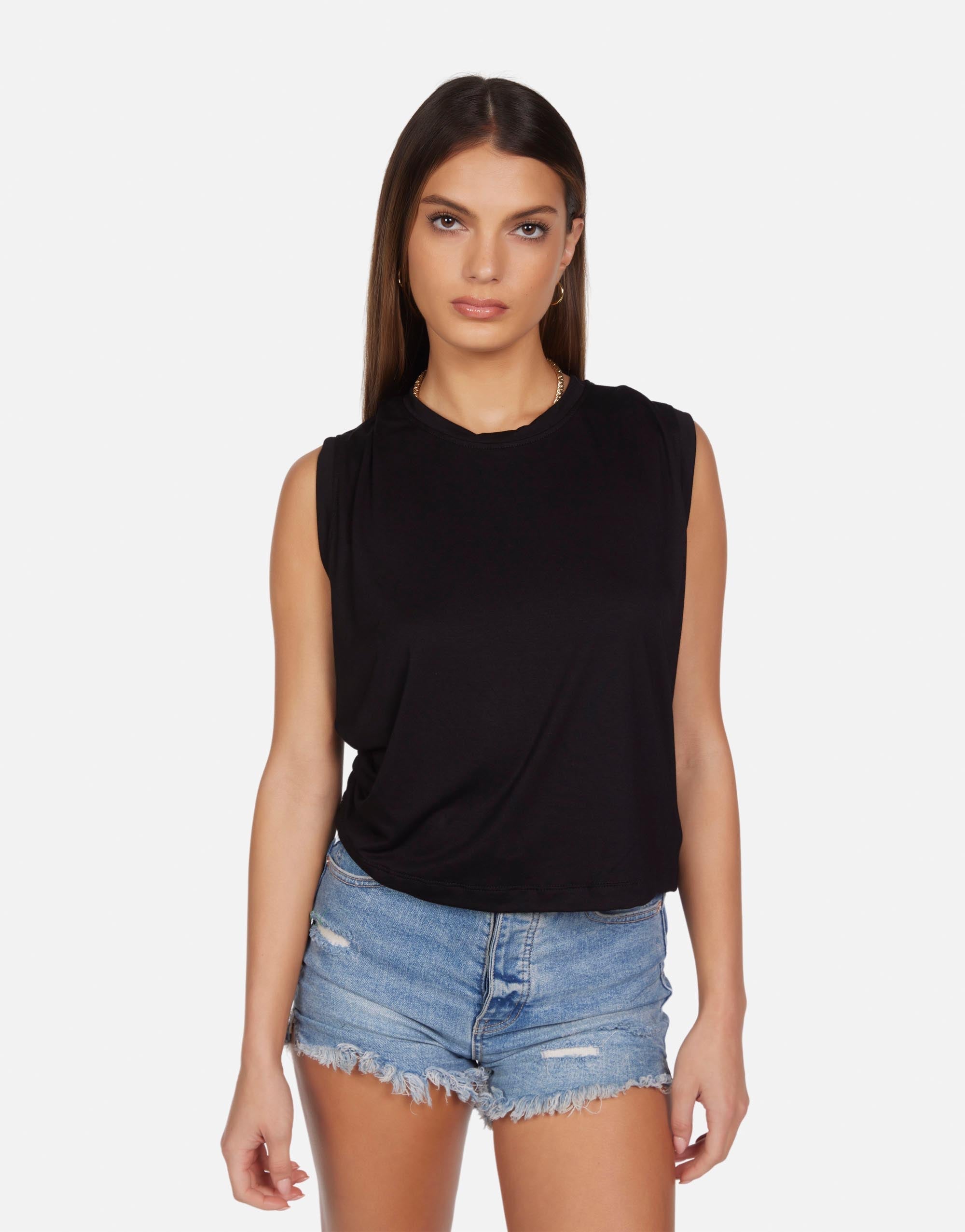 ENZZO CROP TANK | MICHAEL LAUREN