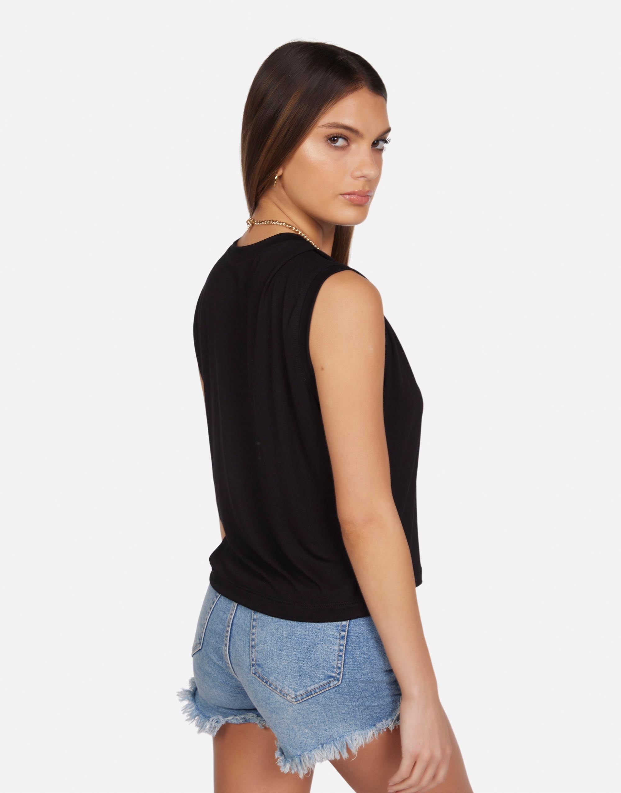 ENZZO CROP TANK | MICHAEL LAUREN