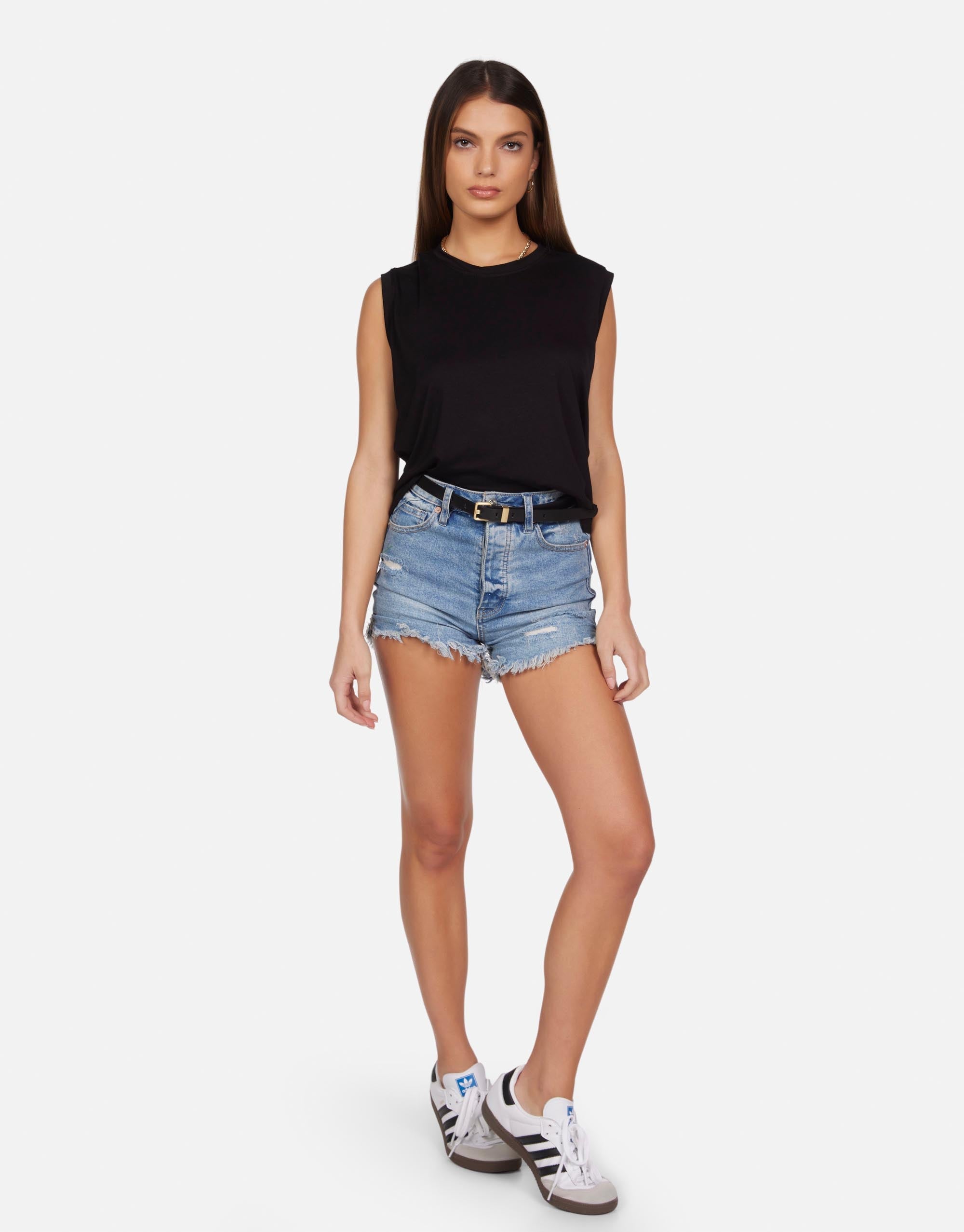 ENZZO CROP TANK | MICHAEL LAUREN