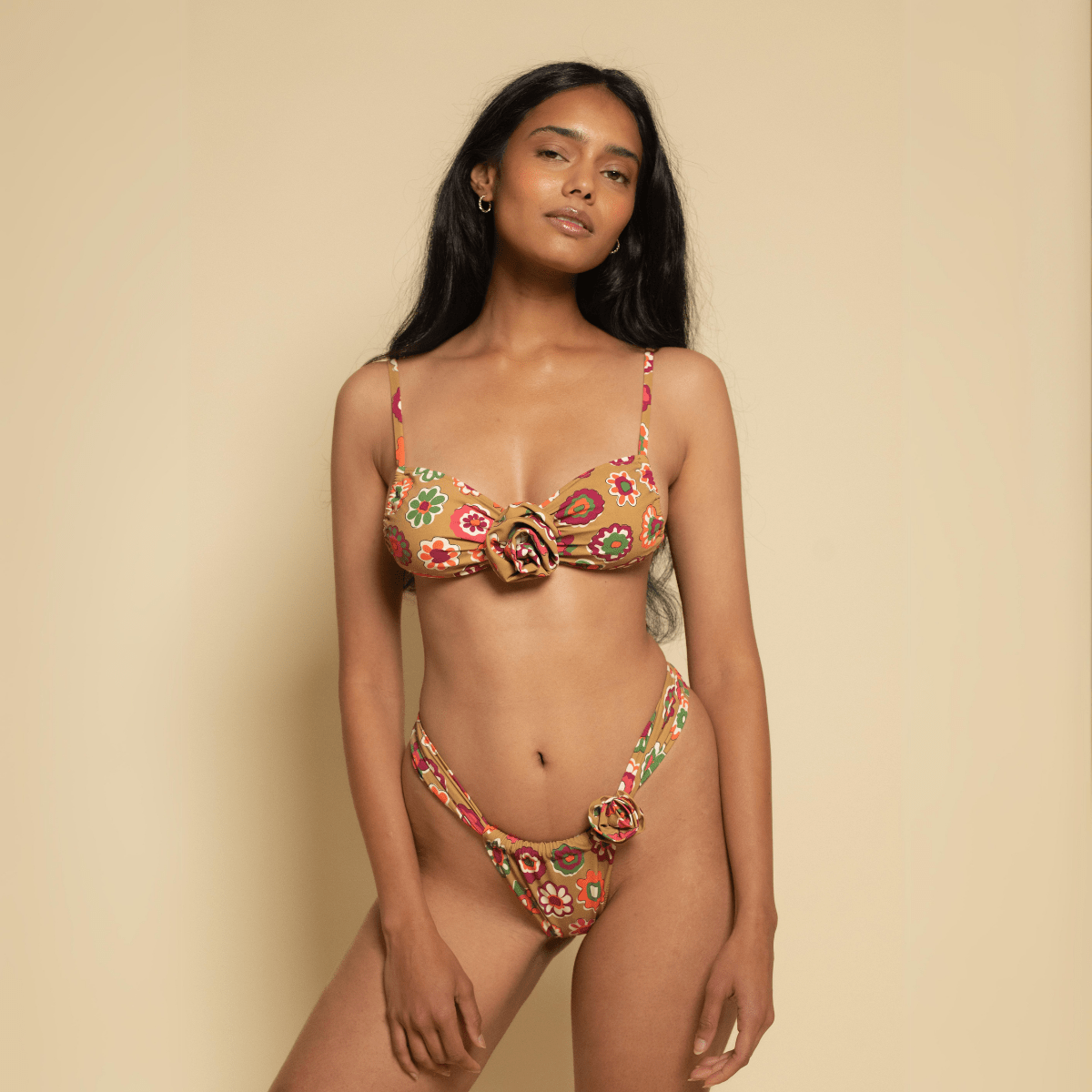 Mazzy Floral Removable Rose Pin