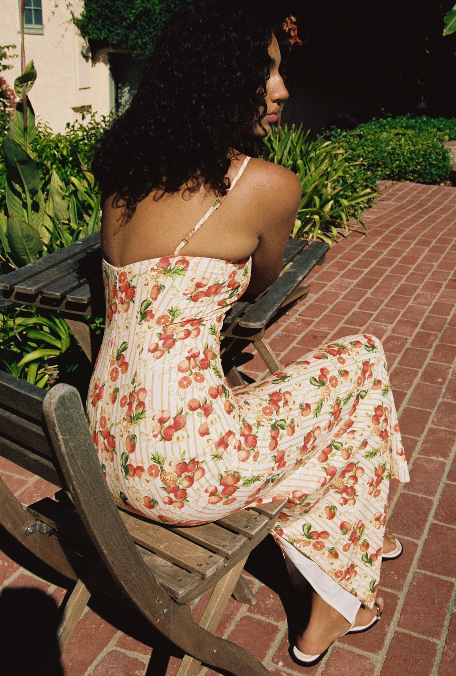 Melrose Dress - Italian Oranges