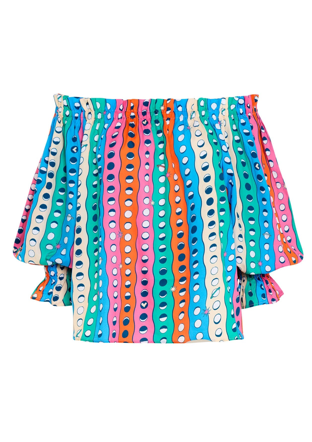 rainbow blouse