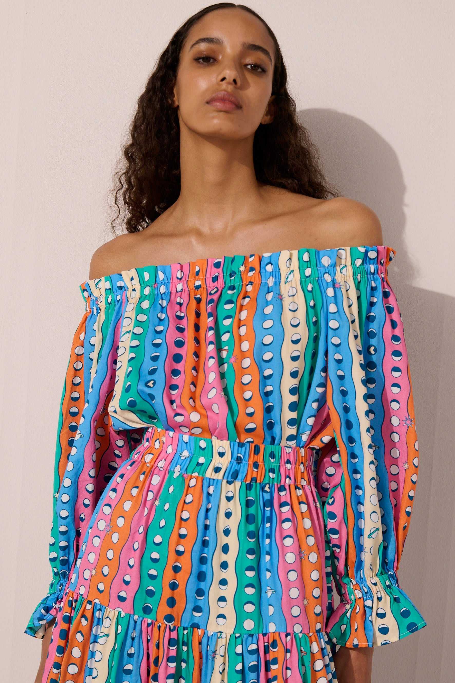 rainbow blouse
